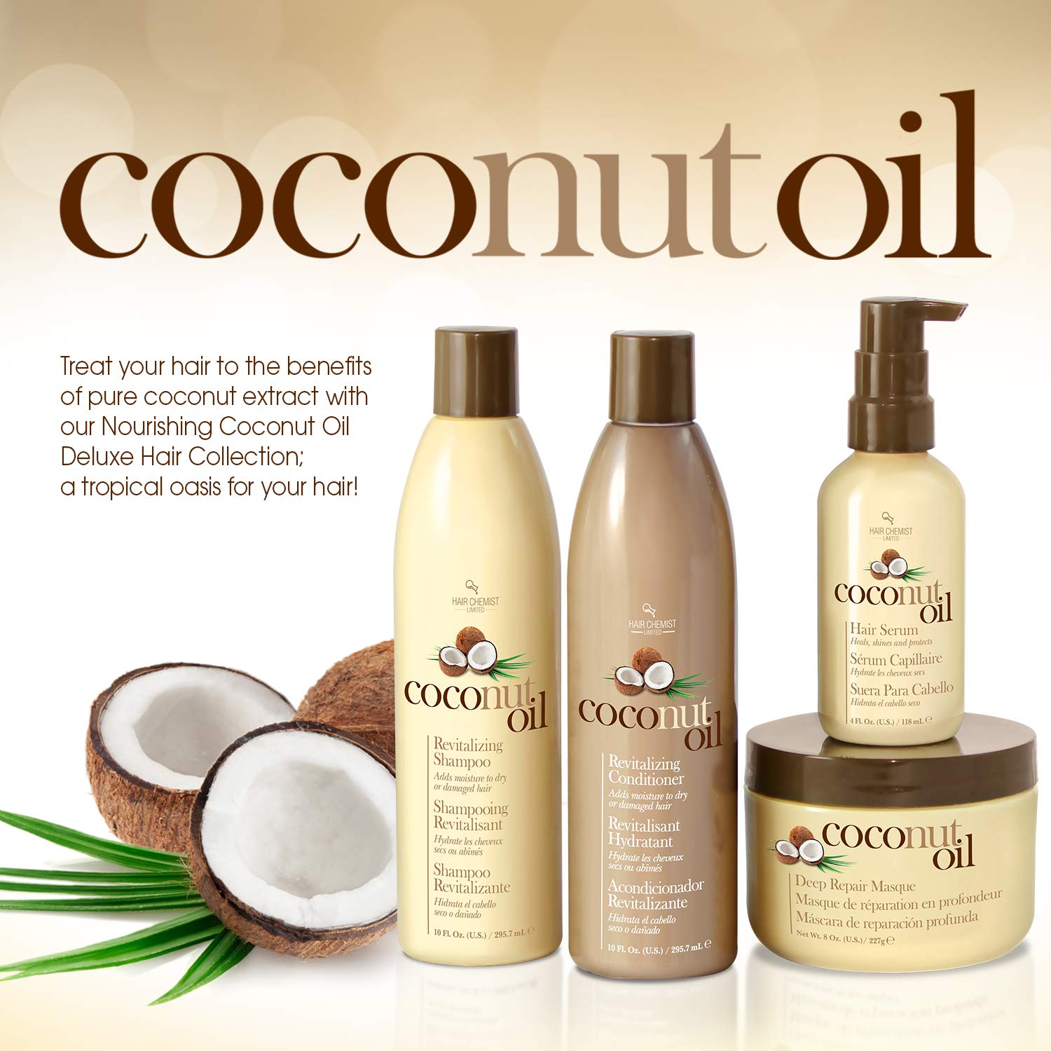 Hair Chemist Coconut Oil Deep Repair Masque 8 ounce - Image 5
