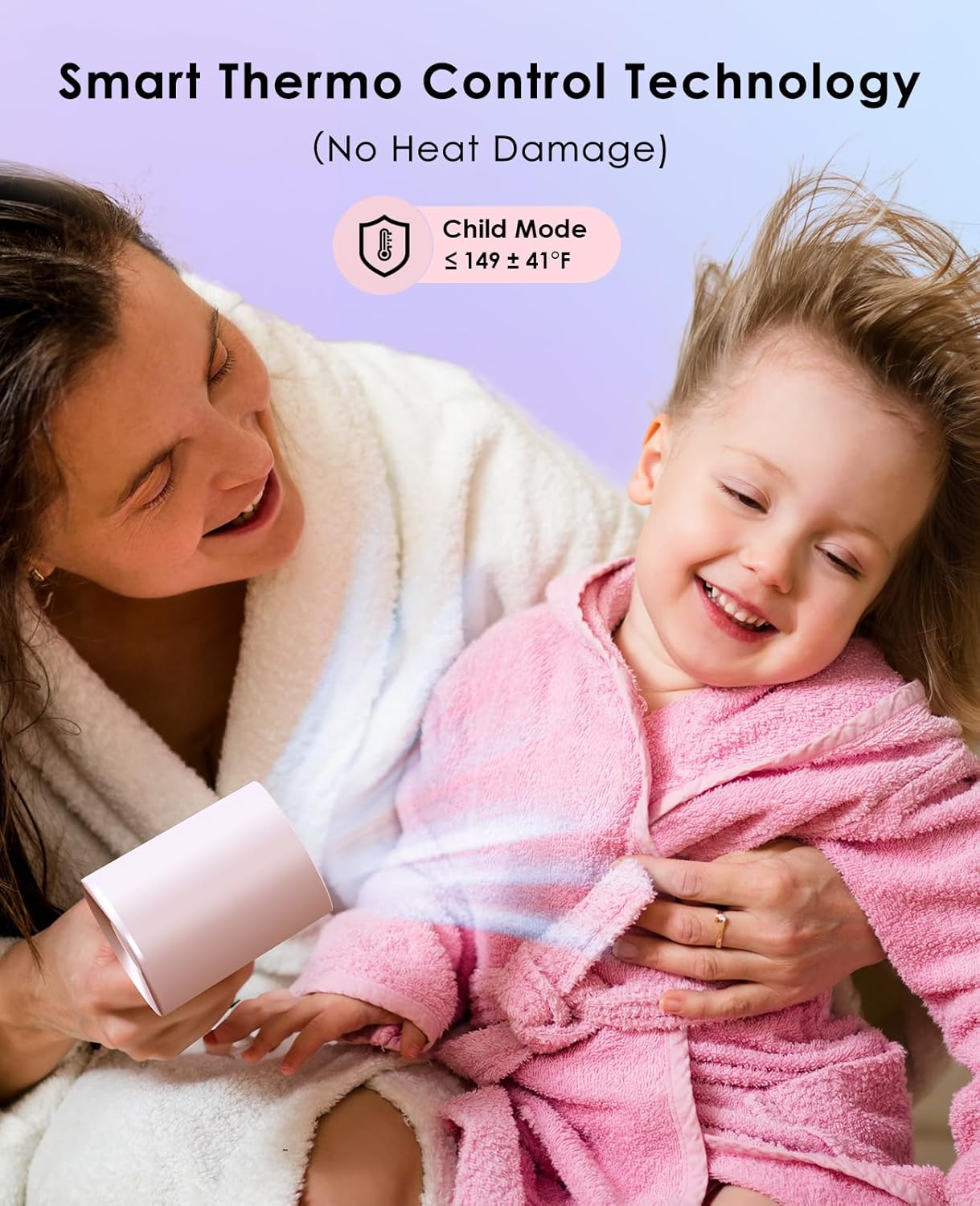 Hair Dryer, Negative Ionic Hair Dryers, High-Speed Blow Dryer with 110, 000 RPM Brushless Motor, Fast Drying Lightweight Travel Hairdryer, Low Noise Home Hair Dryer with Smooth Nozzle - Image 5