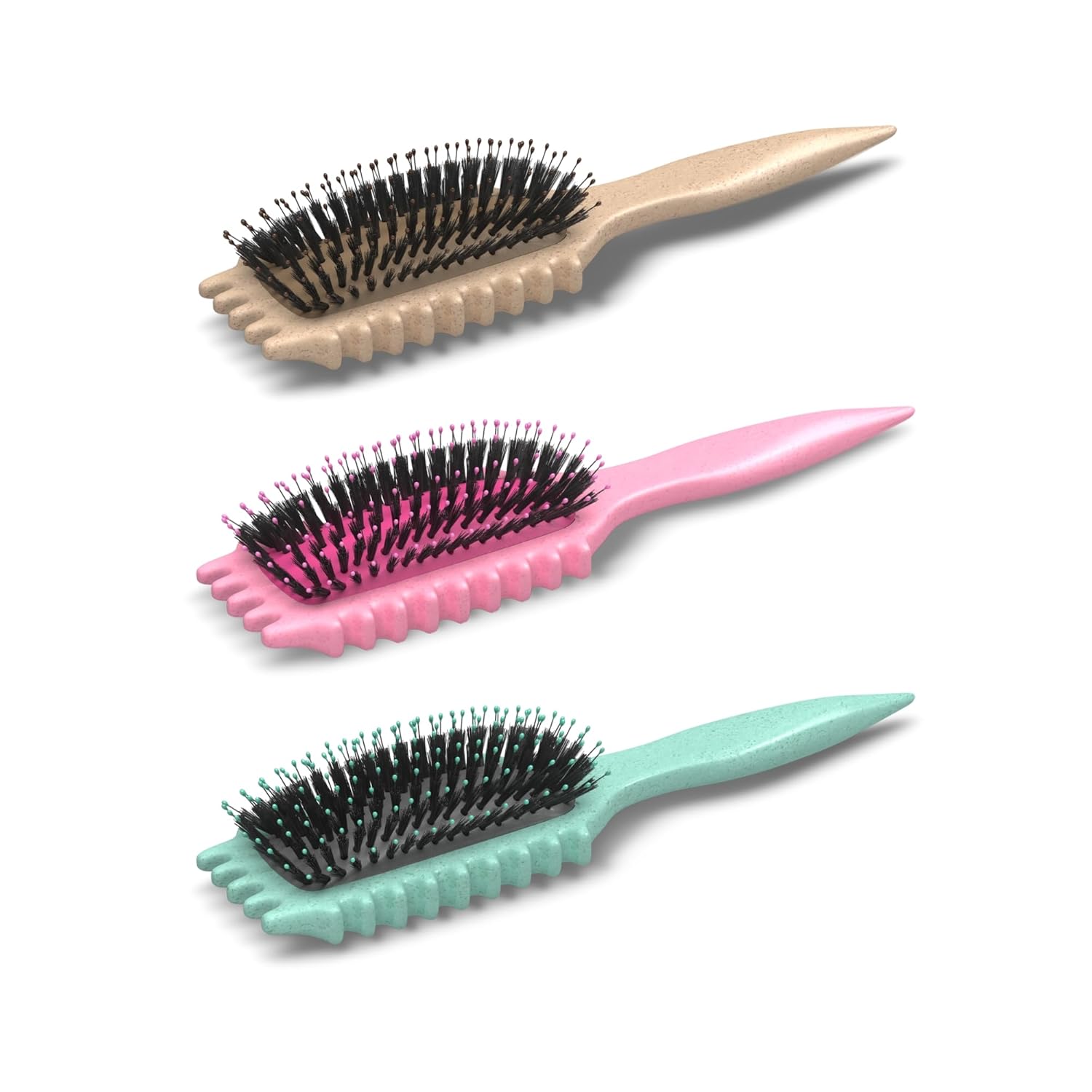 Bounce Curl Define EdgeLift Brush, 5-in-1 Tool for Effortlessly Defined Curls, Waves & Coils, Reduces Frizz - Pink - Image 7