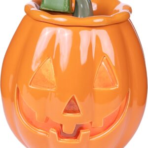 Scentsationals Wax Melt Warmer for Scented Melts - Halloween Collection Jack O' Lantern - Candle Melter for Fragrance Cubes and Tarts