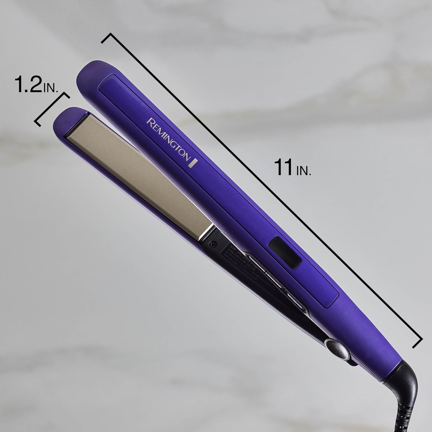 Remington 1" Flat Iron, Hair Straightener with Anti-Static Technology, 30-Second Heat Up & 60 Minute Auto Shut-Off, 30% Longer Ceramic Floating Plates, Titanium + Ceramic Coating - Image 7