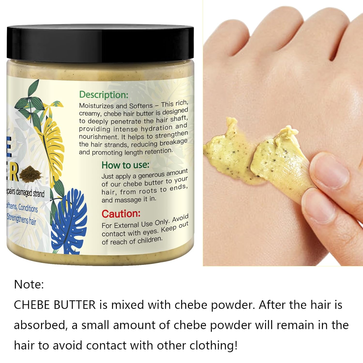 8.8 oz Chebe Butter for Hair Growth, Thickening and Moisturization - Deep Conditioning Hair Butter Grease for Men and Women - Image 2