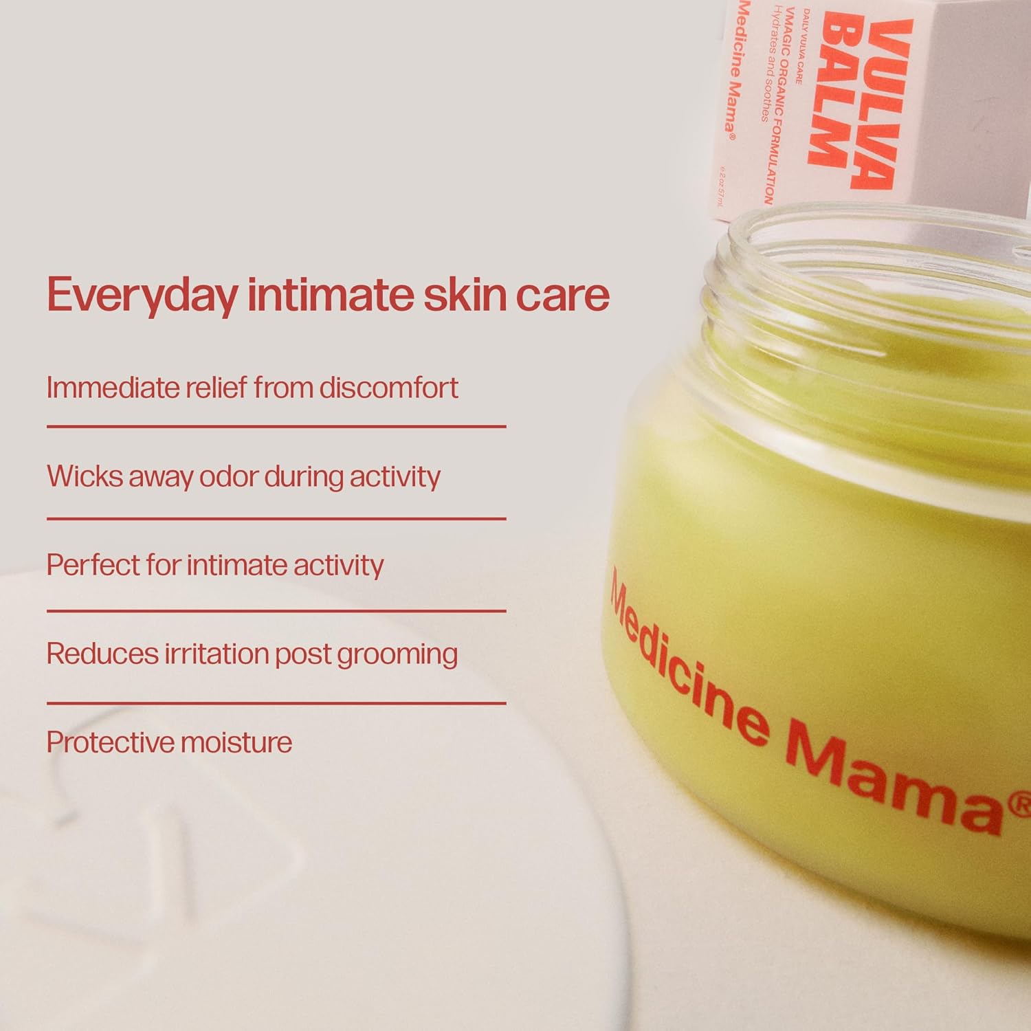 VMAGIC by Medicine Mama Organic Vulva Balm – Intimate Skin Care, Menopause Support – Relieves Feminine Dryness, Itching & Irritation – Hormone Free, Vaginal Moisturizer for Women – 2 oz - Image 5