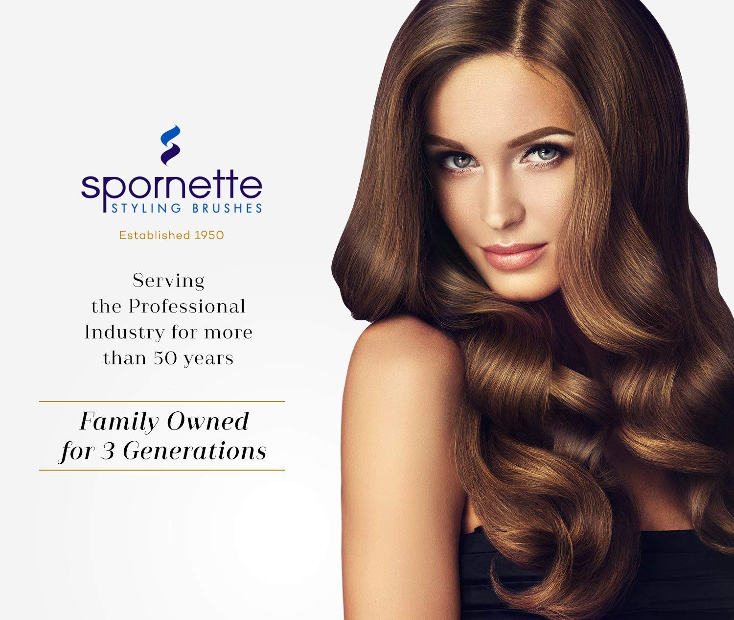 Spornette Boar Bristle Hair Brush for Women - Big Wonder Teasing Brush with Boar & Tourmaline Nylon Bristles - Tapered Handle for Back Brushing, Combing and Creating Volume & Slick Backs (Black) - Image 6