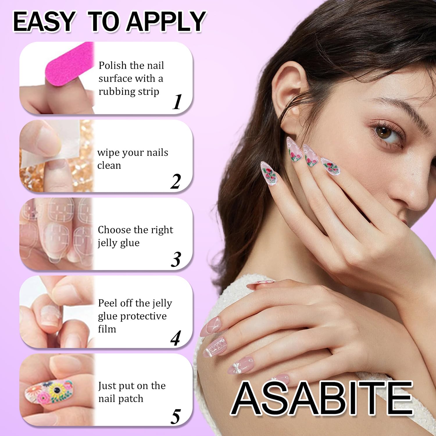 24 Pcs Almond Press on Nails Medium Length Fake Nails with Glue French Tip False Nails with Leopard Pattern Design Artificial Acrylic Nails Press ons Reusable Almond Nails Glue on Nails for Women - Image 7