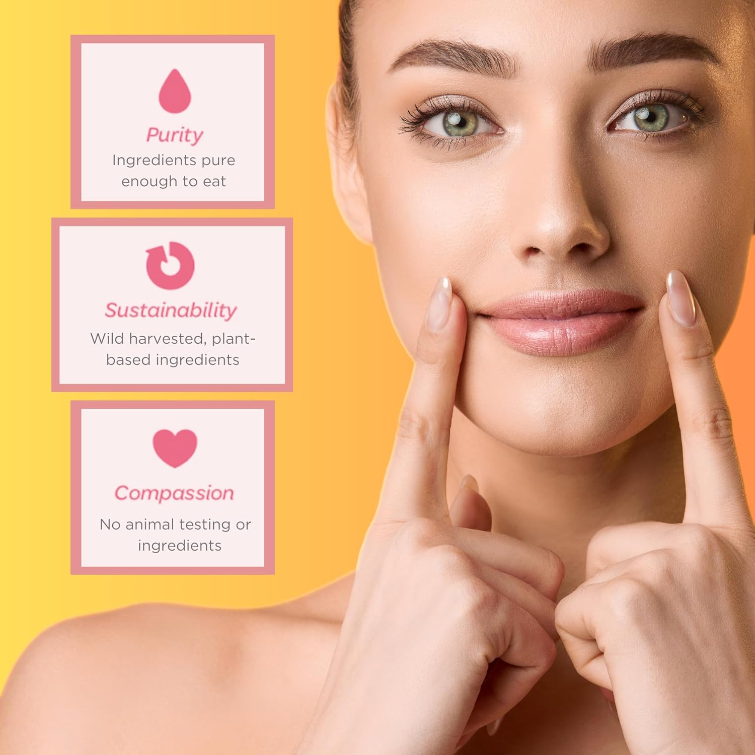 Natural Lip Butter Lip Balm - Creamsicle - Pure Enough to Eat - Made With Just 6 Vegan Ingredients - 100% Natural & Organic Moisturizing Lip Care for All Day Hydration (Single) - Image 3