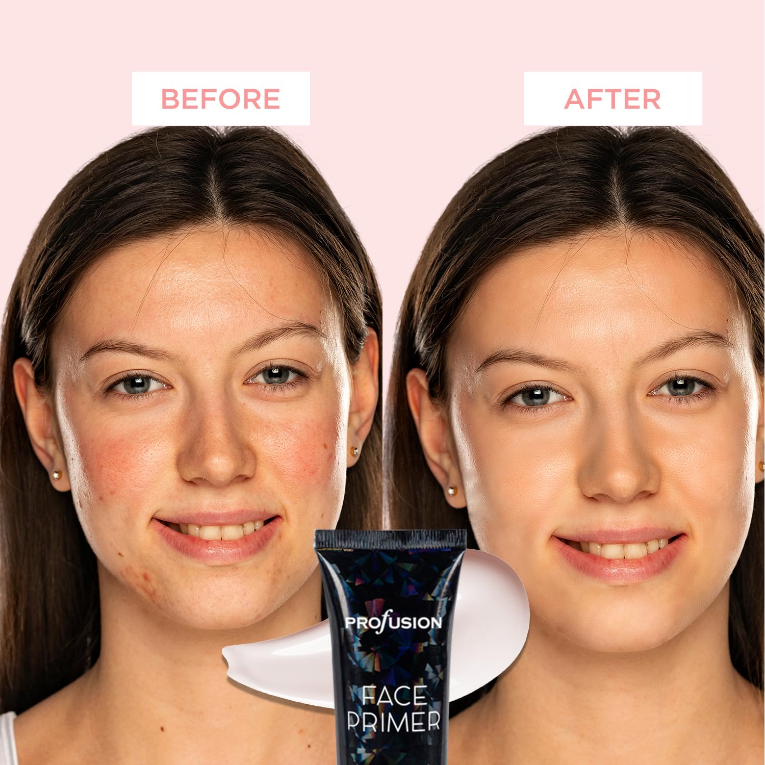 Profusion Cosmetics Prime to Prep 2PC Eye and Face Primer Holiday Glam Essentials for Stunning Looks, Get Eye Catching Elegant and Flawless Looks With Premium Beauty Tool - Image 6