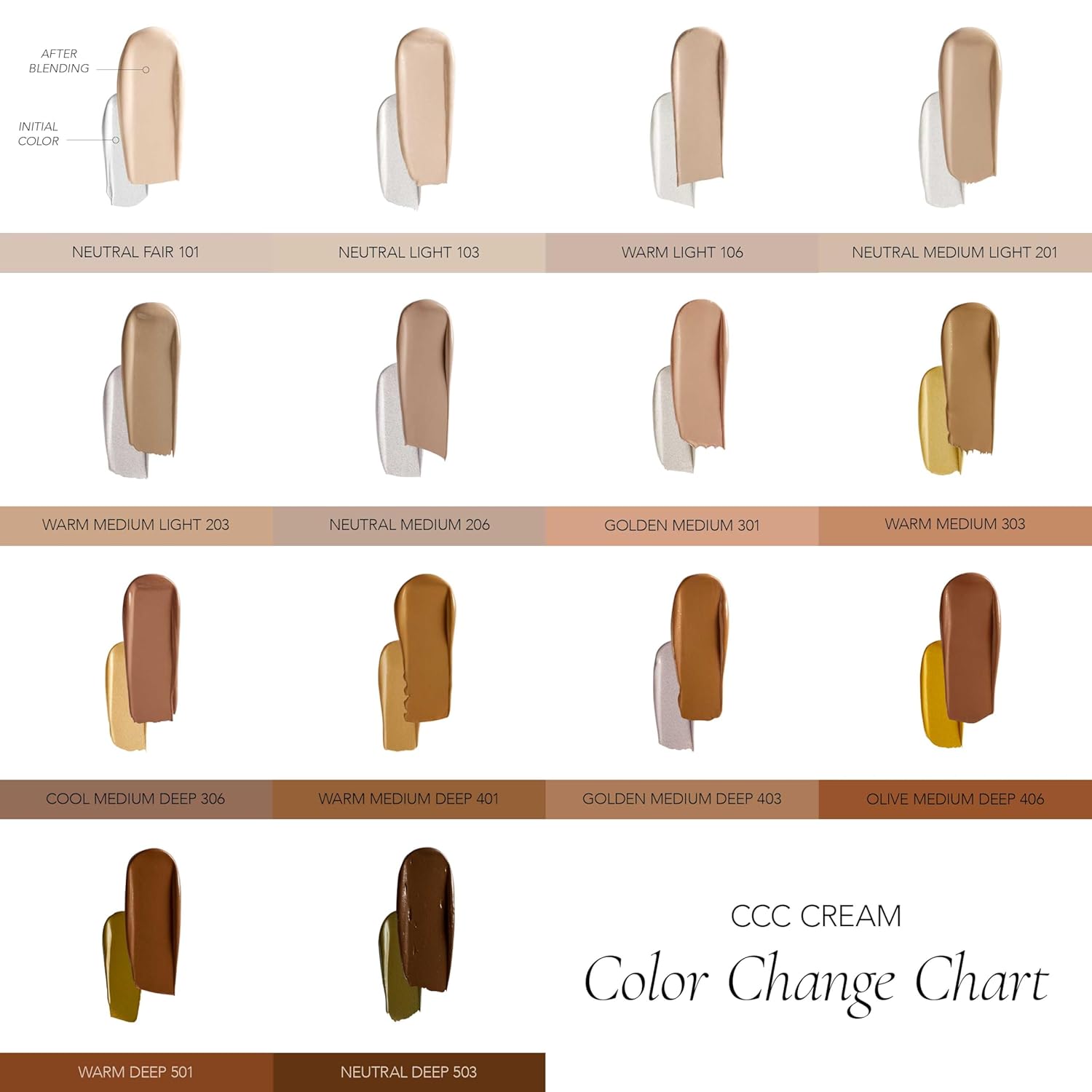 CLE Cosmetics CCC Cream (Warm Light 106 / SPF 50) - Color Correcting With Sunscreen - Lightweight, Hydrating Foundation - BB & CC Hybrid - Light to Medium Coverage - 1 fl oz - Image 7