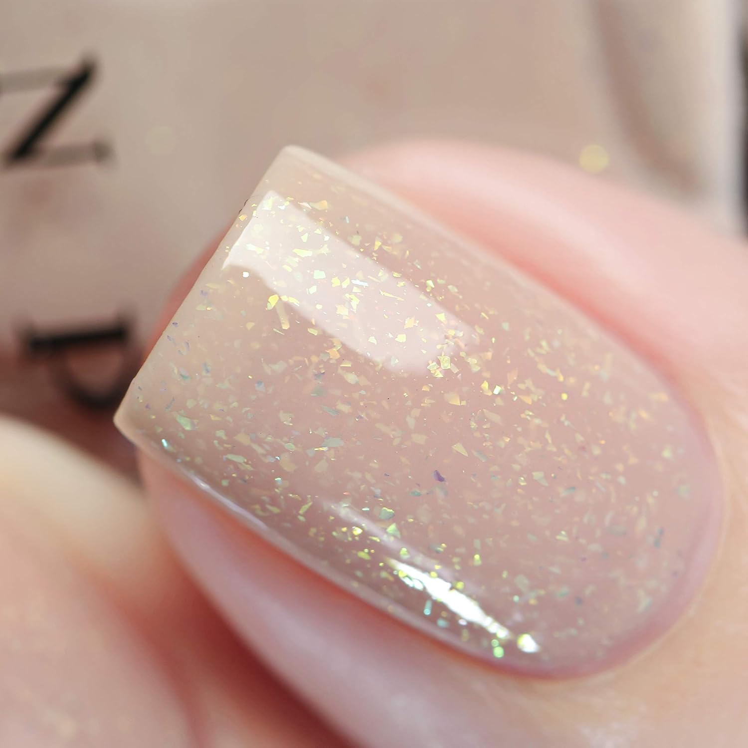 ILNP Poised - Cream Shimmer Sheer Jelly Nail Polish - Image 5