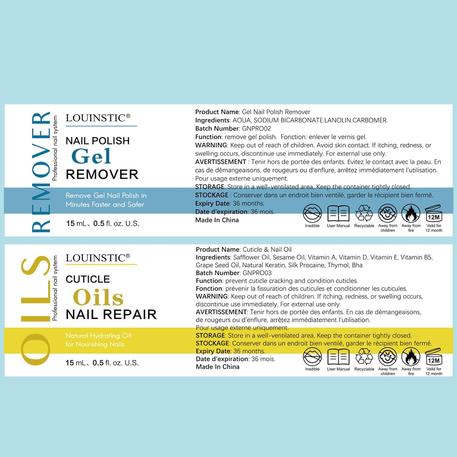 Fast-Acting Gel Nail Polish Remover and Cuticle Oil, 3-5 Minute Professional Formula - Image 8