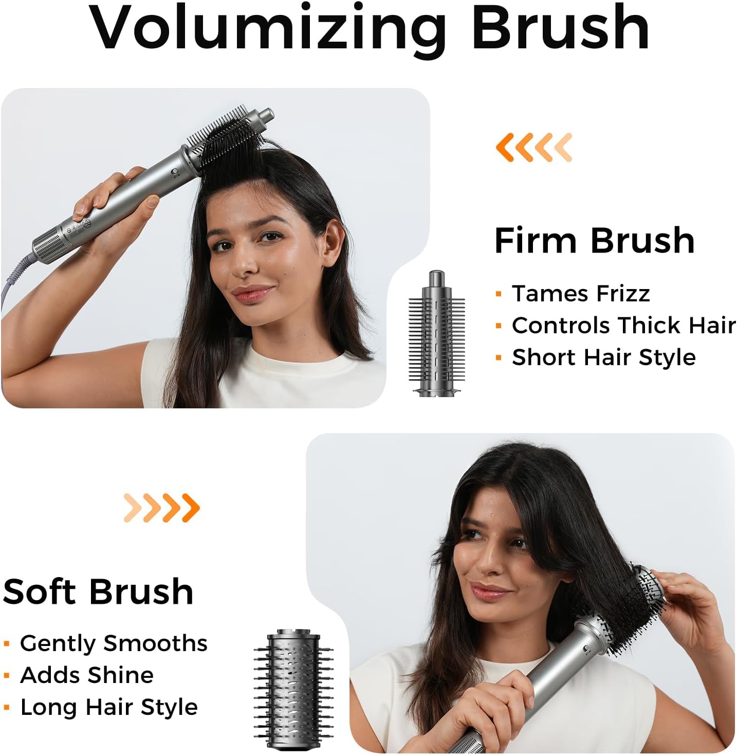 All-in-One Auto Curl Styler Brush 160000 RPM Nickel Finish for All Hair Types - Image 8