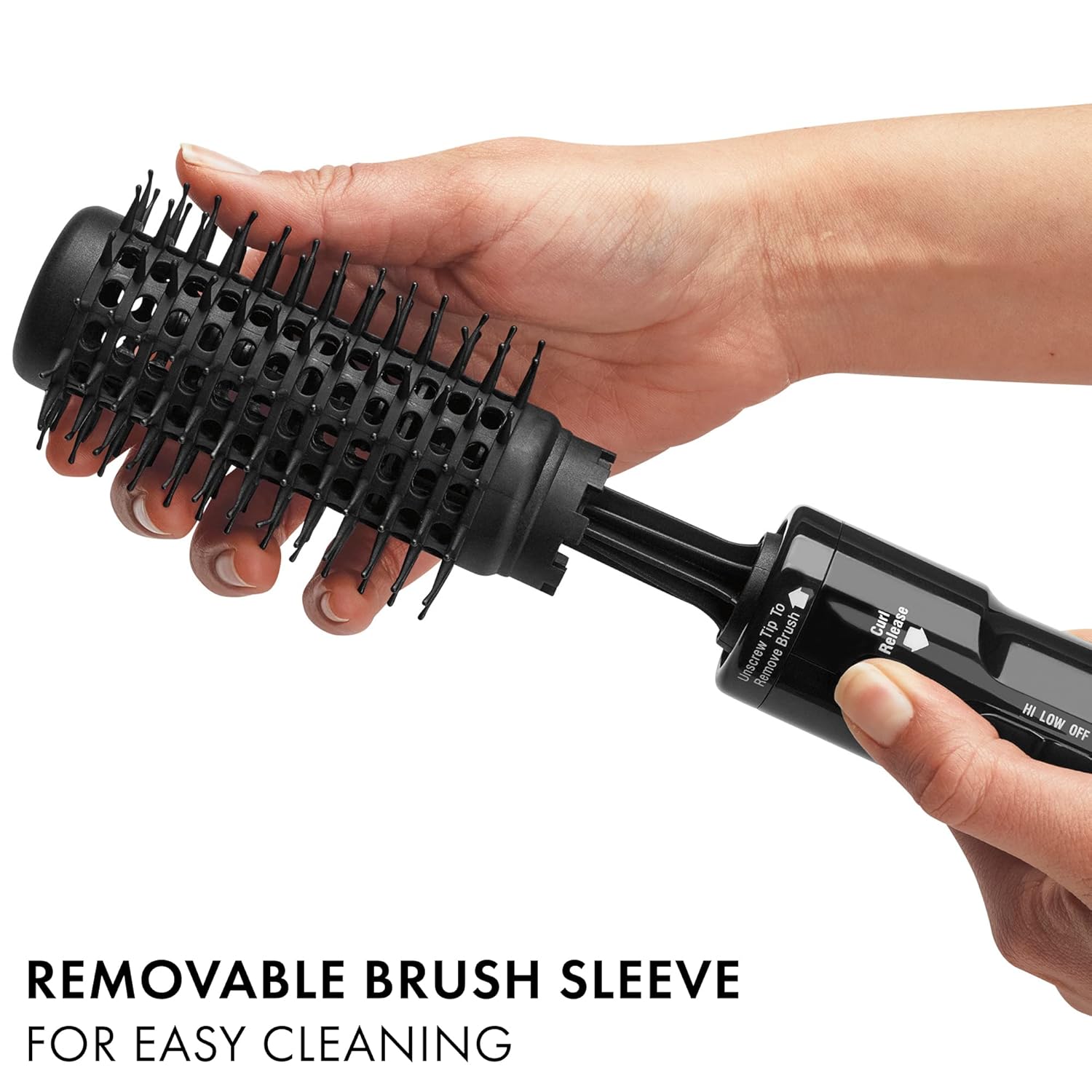 HOT TOOLS Pro Artist Hot Air Styling Brush | Style, Curl and Touch Ups (1-1/2”) - Image 4
