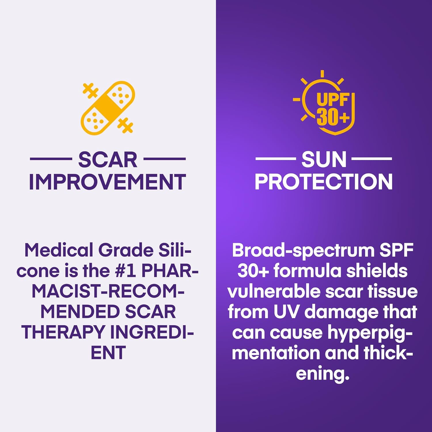 Silicone Scar Gel Scar Cream: SPF 30 Advanced Medical-Grade Formula for Surgical Scars, C-Section, Stretch Marks, Acne, Burns, Keloids, Old & New Scars – Broad Spectrum UV Protection 1.06oz (30g) - Image 6