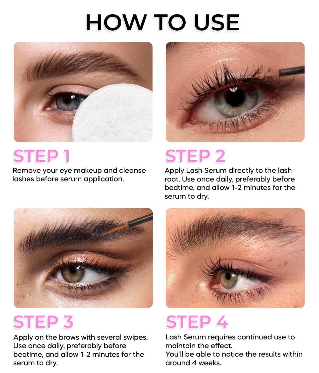 Stacy Lash Growth Serum (0.17fl.oz / 5ml) | Eyebrow & Eyelash Enhancing Serum for Natural Lashes & Brows - Image 7