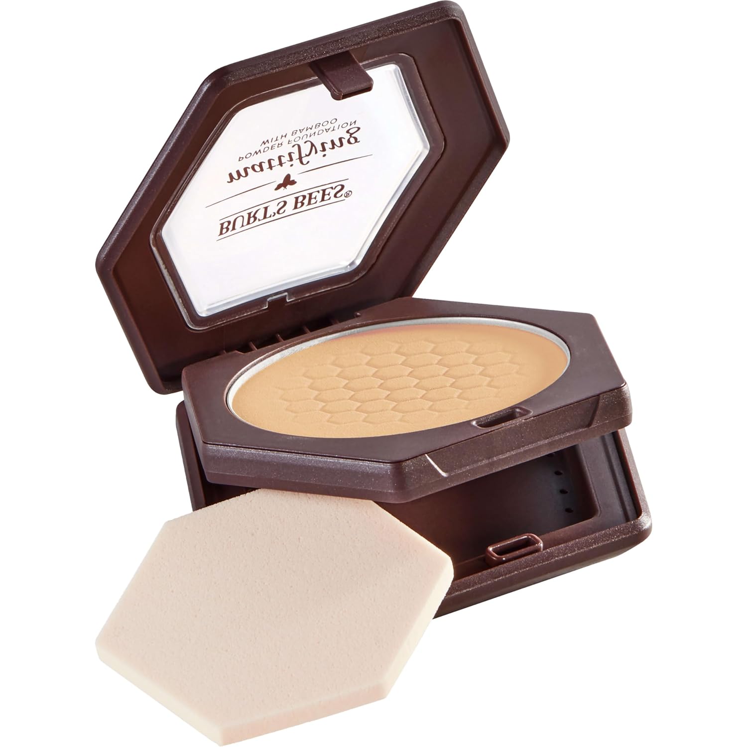 Burt’s Bees 100% Natural Origin Mattifying Powder Foundation, Bamboo, 0.3 Ounce, Packaging May Vary - Image 10