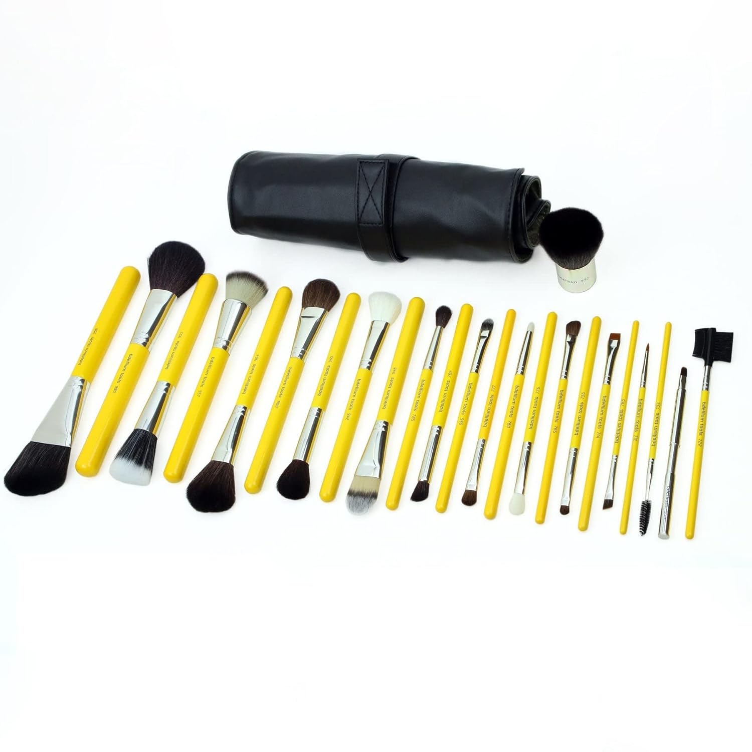 Bdellium Tools Professional Makeup Brush Studio Series - Luxury 24pc. Brush Set with Roll-Up Pouch - Image 2