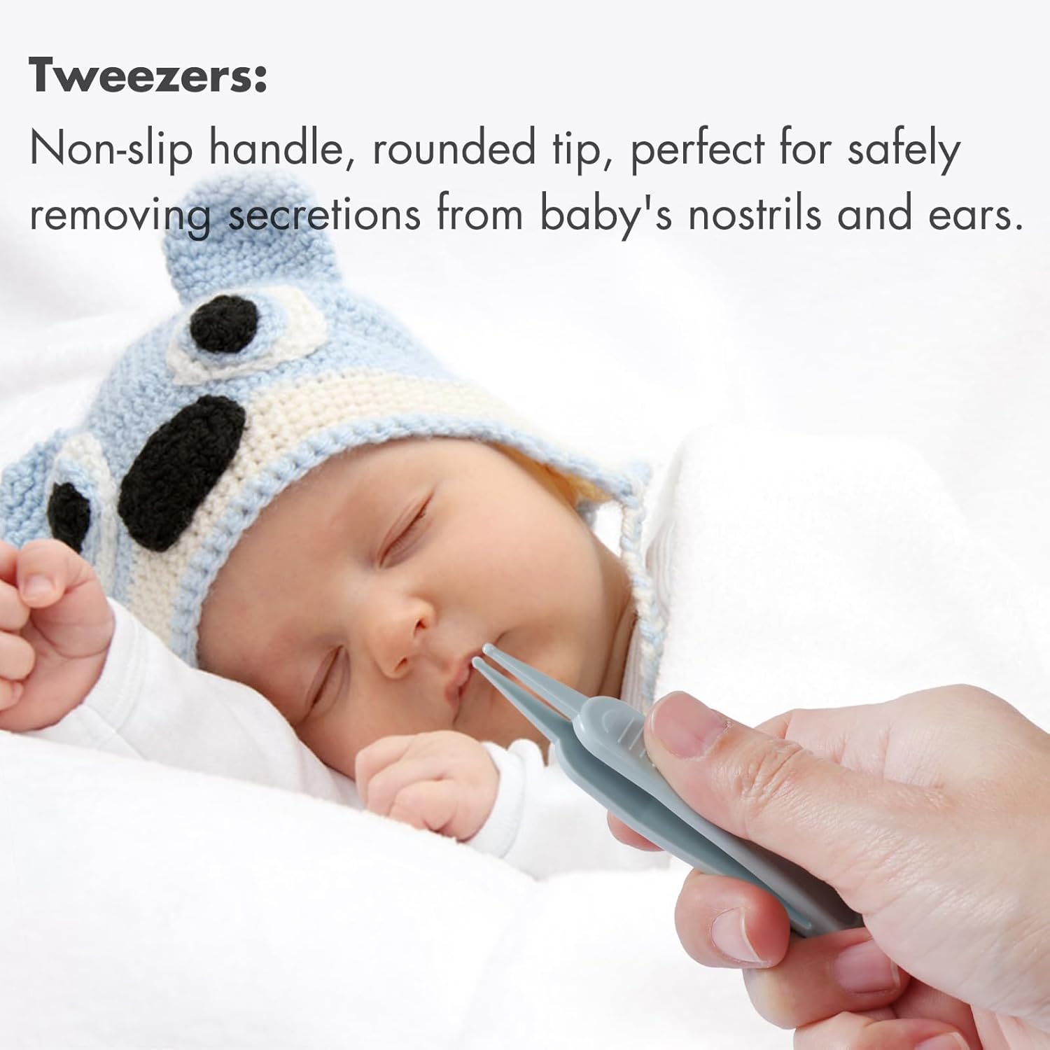 Baby Nail Kit, 4-in-1 Baby Nail Care Set with Cute Case, Baby Nail Clipper, Scissor, Nail File & Tweezer, Baby Manicure Kit and Pedicure kit for Newborn, Infant, Toddler, Kids-Owl Blue - Image 5