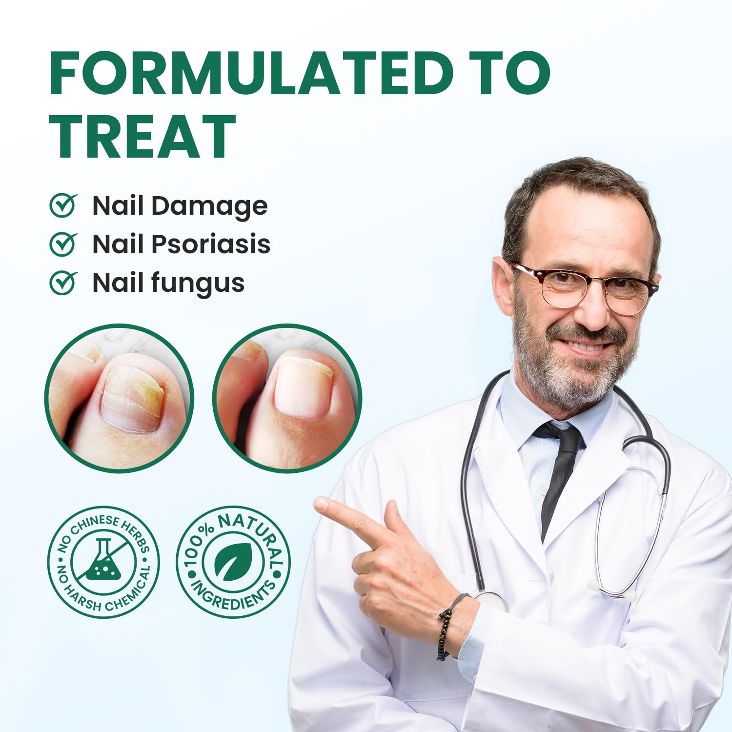 Toenail Fungus Treatment Extra Strength - Best nail fungus treatment for fingernails, nail repair, toenail softener, yellow toenail treatment, ingrown nails and foot fungus treatment extra strength - Image 3