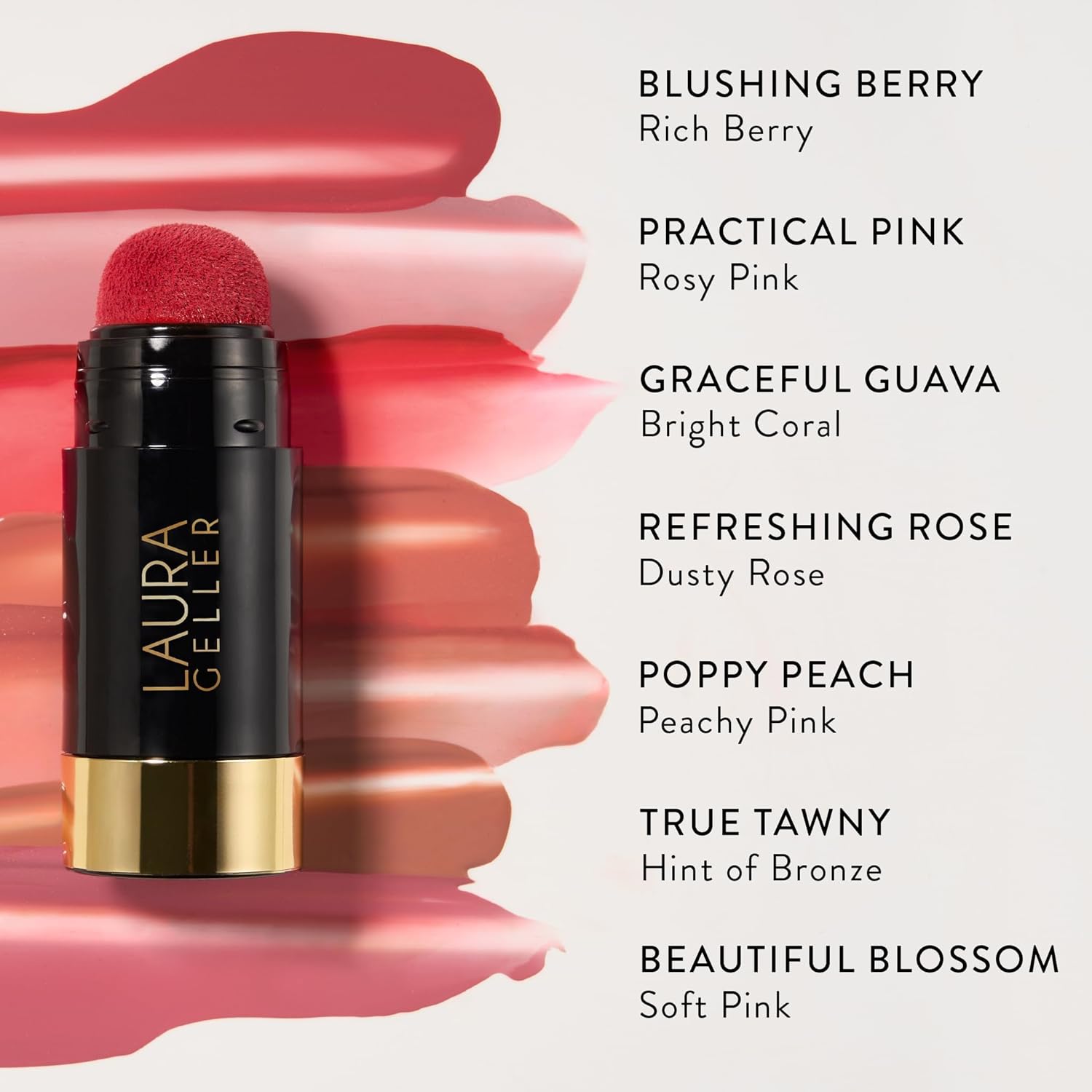 LAURA GELLER NEW YORK Serum Blush Tint, Lightweight Liquid Blush for Cheeks, Weightless Watercolor Sheer Finish, Practical Pink - Image 7