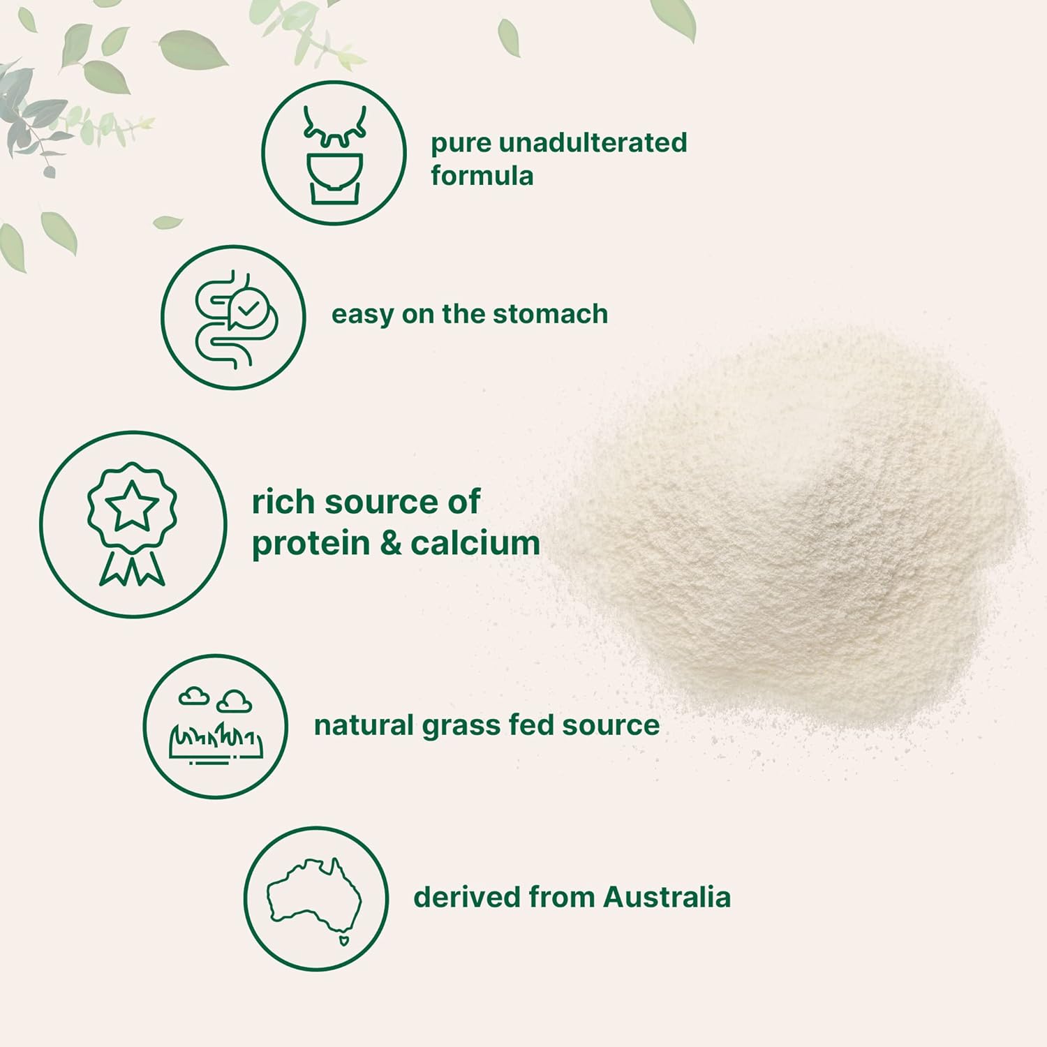 Goat Milk Powder, 2 Lb | Grass Fed Source, Australian Farm Derived, Unadulterated Formula, Easily Digested | Rich in Protein, Calcium, & Probiotics | Non-GMO, Gluten Free, Pet Friendly - Image 3