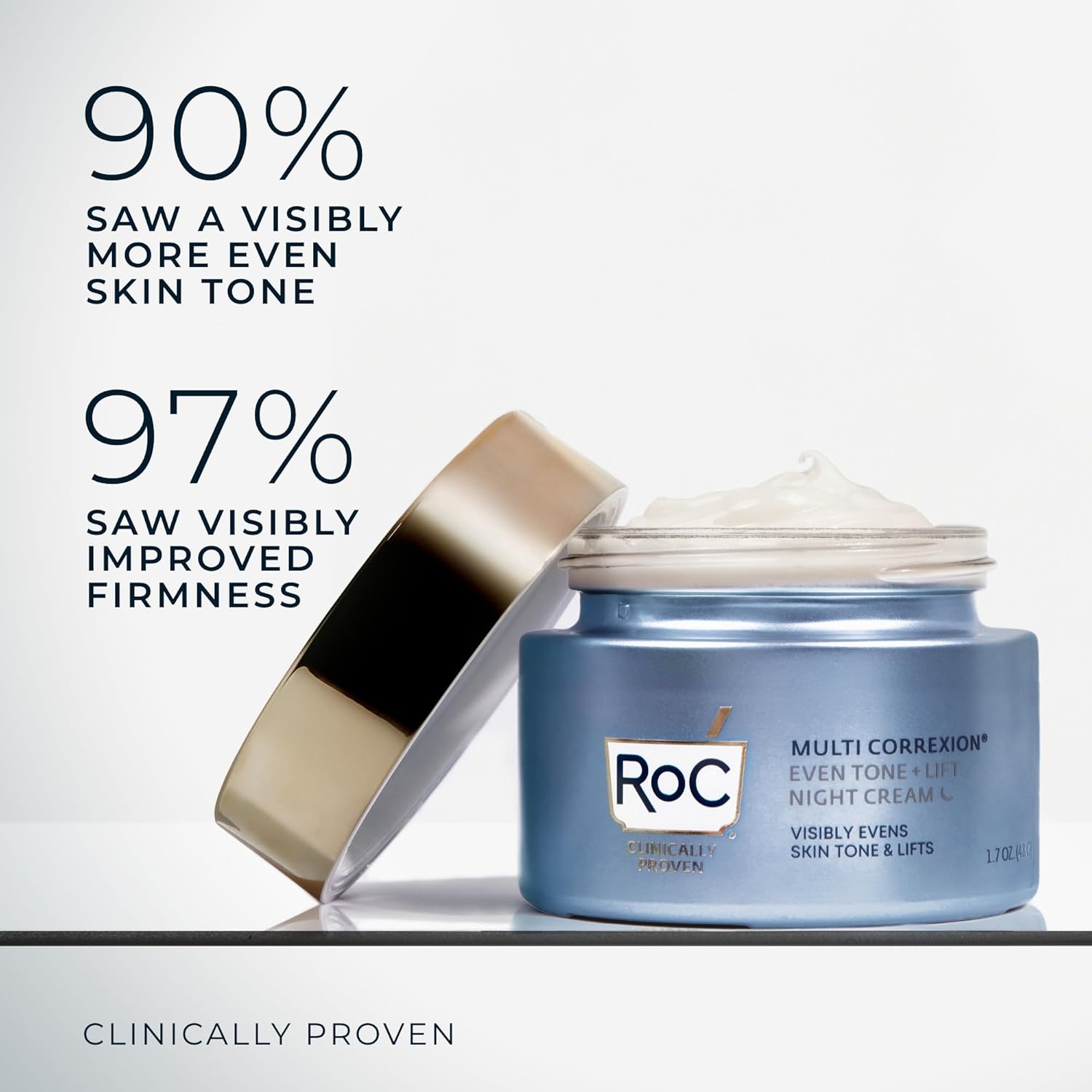RoC Multi Correxion 5 in 1 Restoring Anti Aging Night Cream Hexinol 1.7 Ounces - Image 3