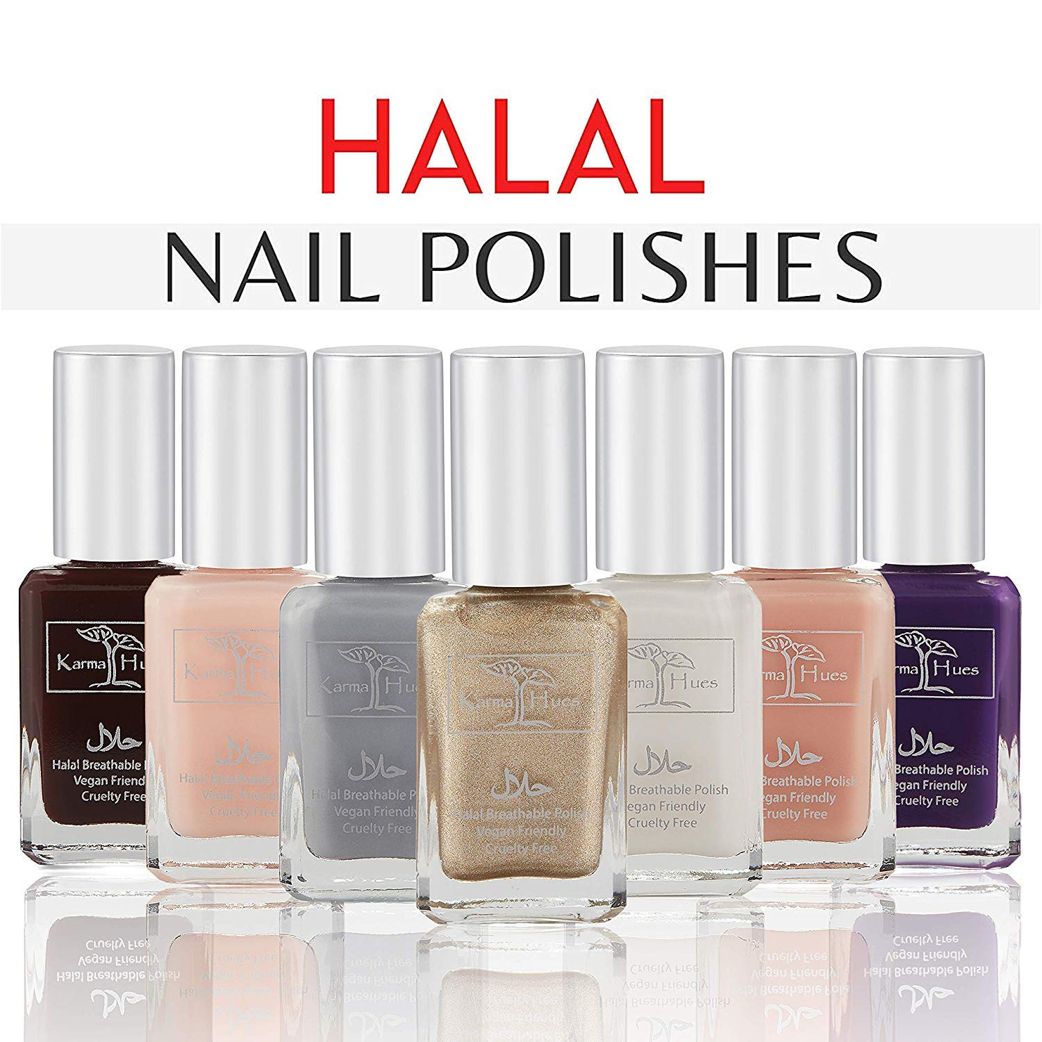 Karma Naturals Certified Halal Nail Polish - Breathable & Water Permeable, Wudu Friendly (Jamila) - Image 7