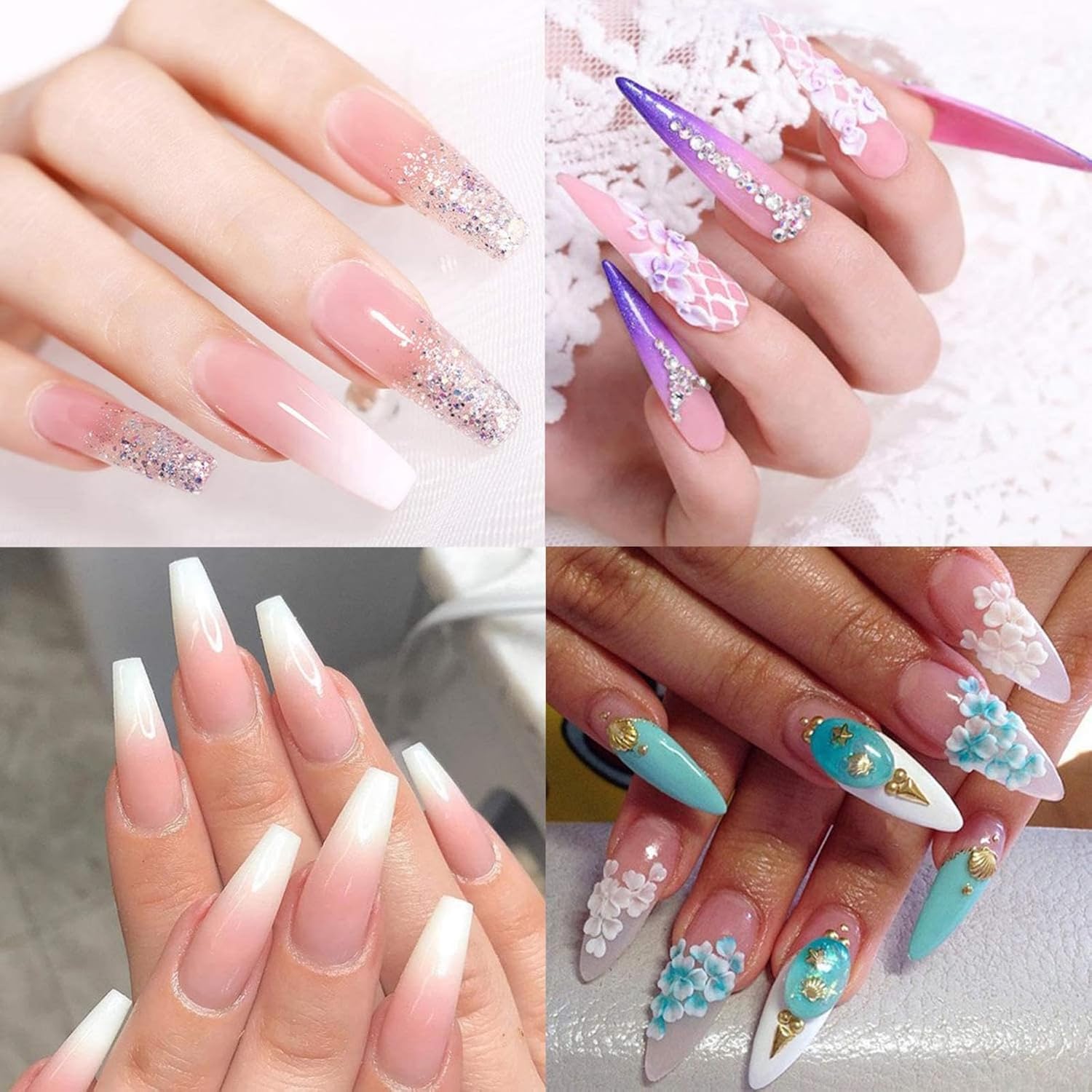 24 Color Acrylic Nail Powder Set, Acrylic Powder Set, Nail DIY Art Design, Acrylic Nail Art 3D Nail Sculpture French Nail Extension, Gift for Women - Image 6