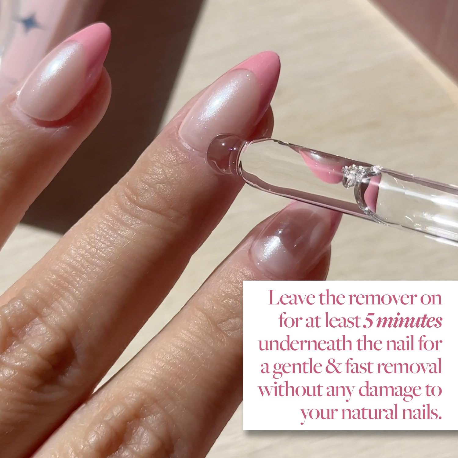 Glamnetic Press On Nail Remover | Odorless, No Acetone, Gentle Press-On Nail Remover Serum for Fake Nails | 30 ml/1.01 fl. oz. - Image 2