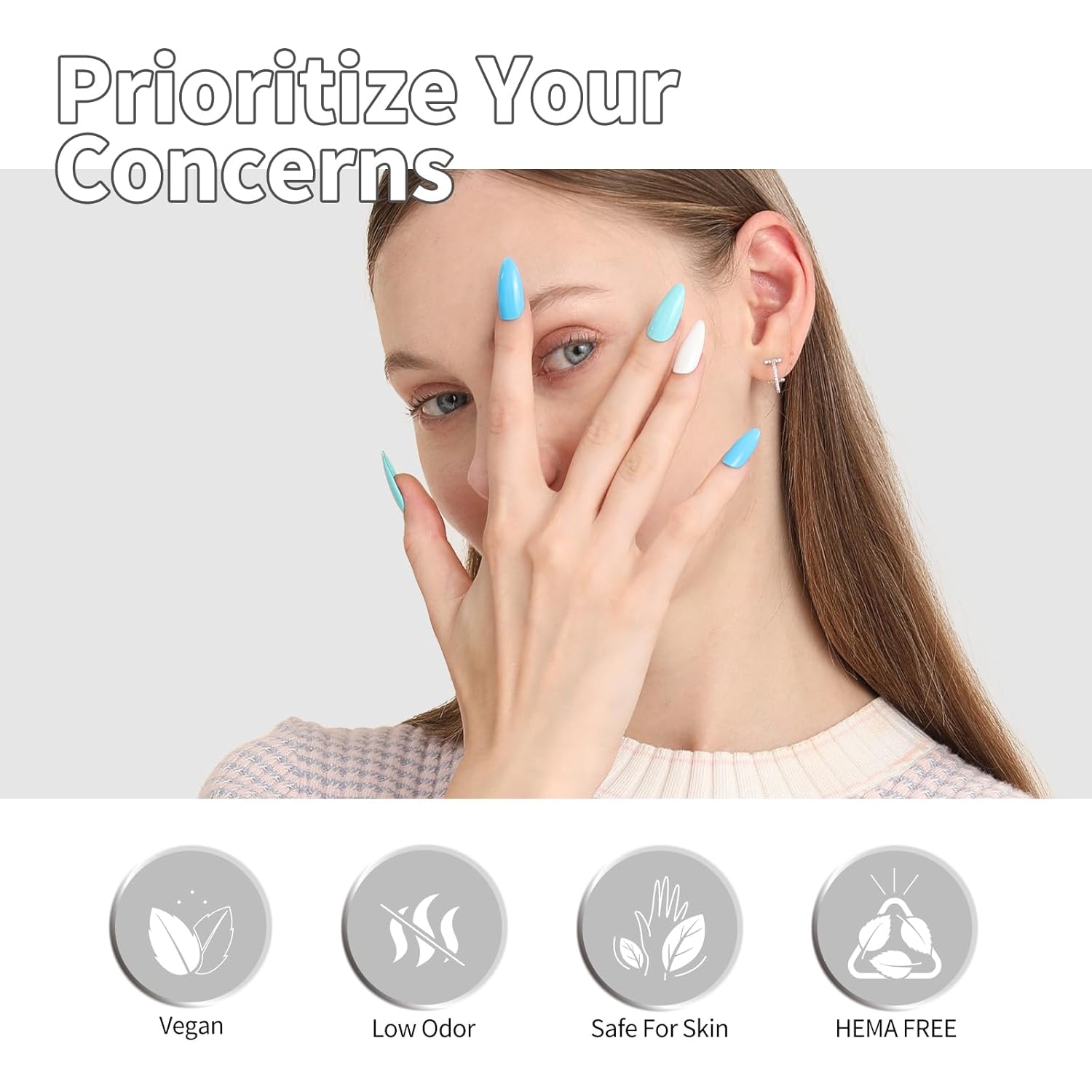 CANNI CC2 Gel Nail Polish Set, 30 Pcs 9ml White Pink Nude Blue Pastel Gel Polish Kit Soak Off LED Natural Nail Polish Set Nail Art Starter Manicure Salon DIY at Home - Image 6