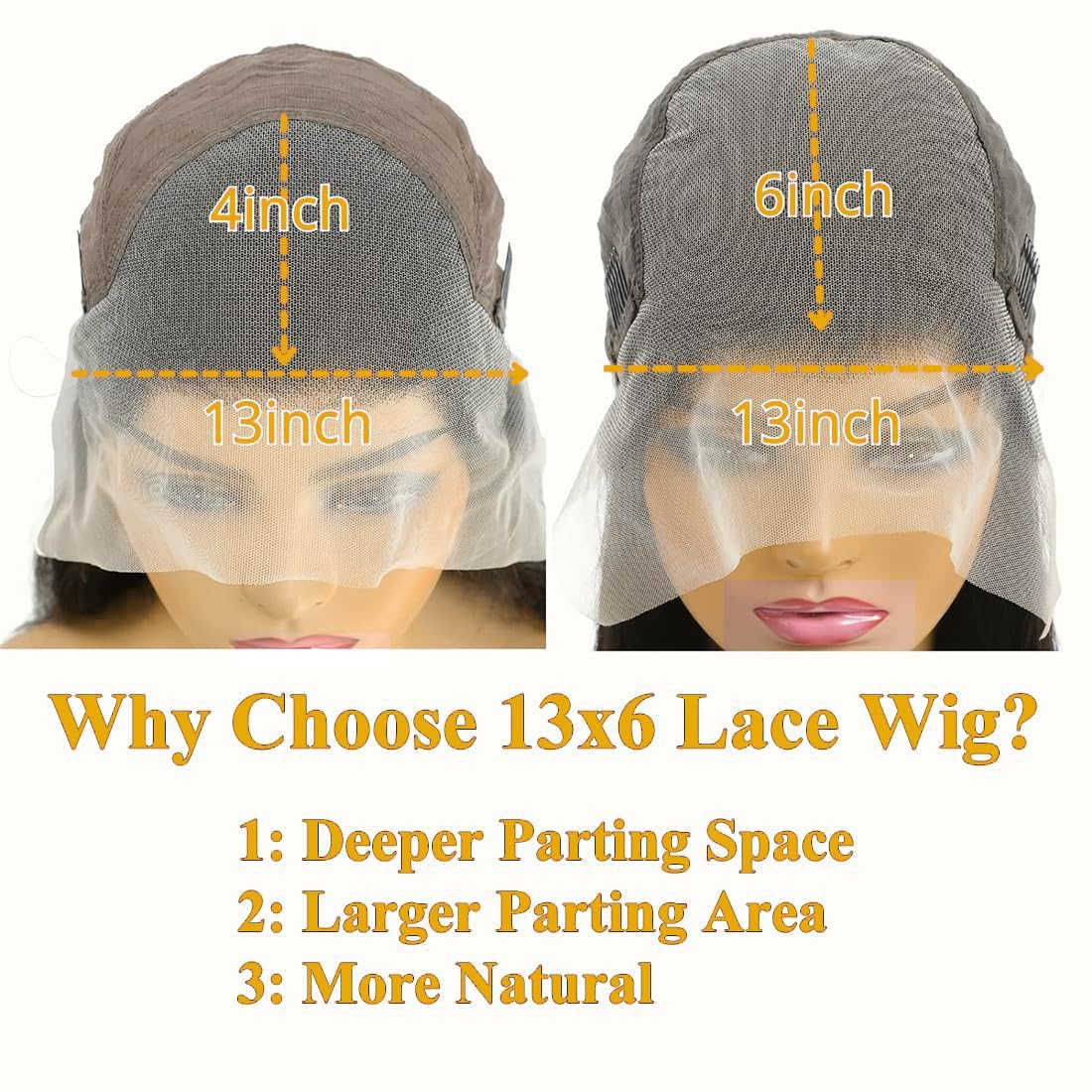 26 Inch Honey Blonde Lace Front Wig Human Hair Pre Plucked 13x6 HD Transparent 4/27 Highlight Ombre Body Wave Lace Front Wigs Human Hair 180% Density Glueless Colored Wigs for Women Natural Hairline - Image 3