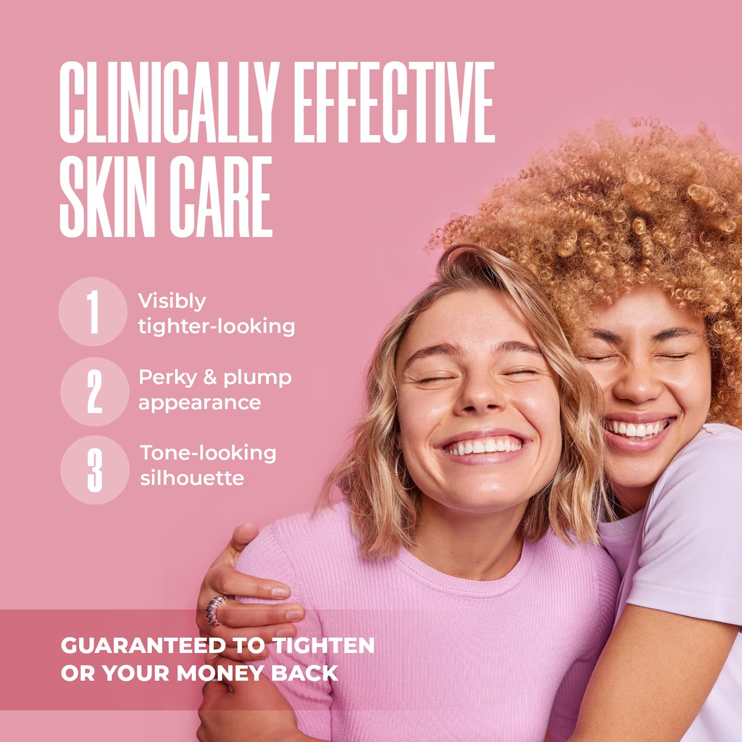 Divine Derriere Perky Body Cream - Lift & Firm Skin Tightening Cream for Body - Moisturizing Chest Firming Cream with Volufiline Helps Tighten Saggy Crepey Skin for a Perkier Look & Toned Décolleté - Image 6
