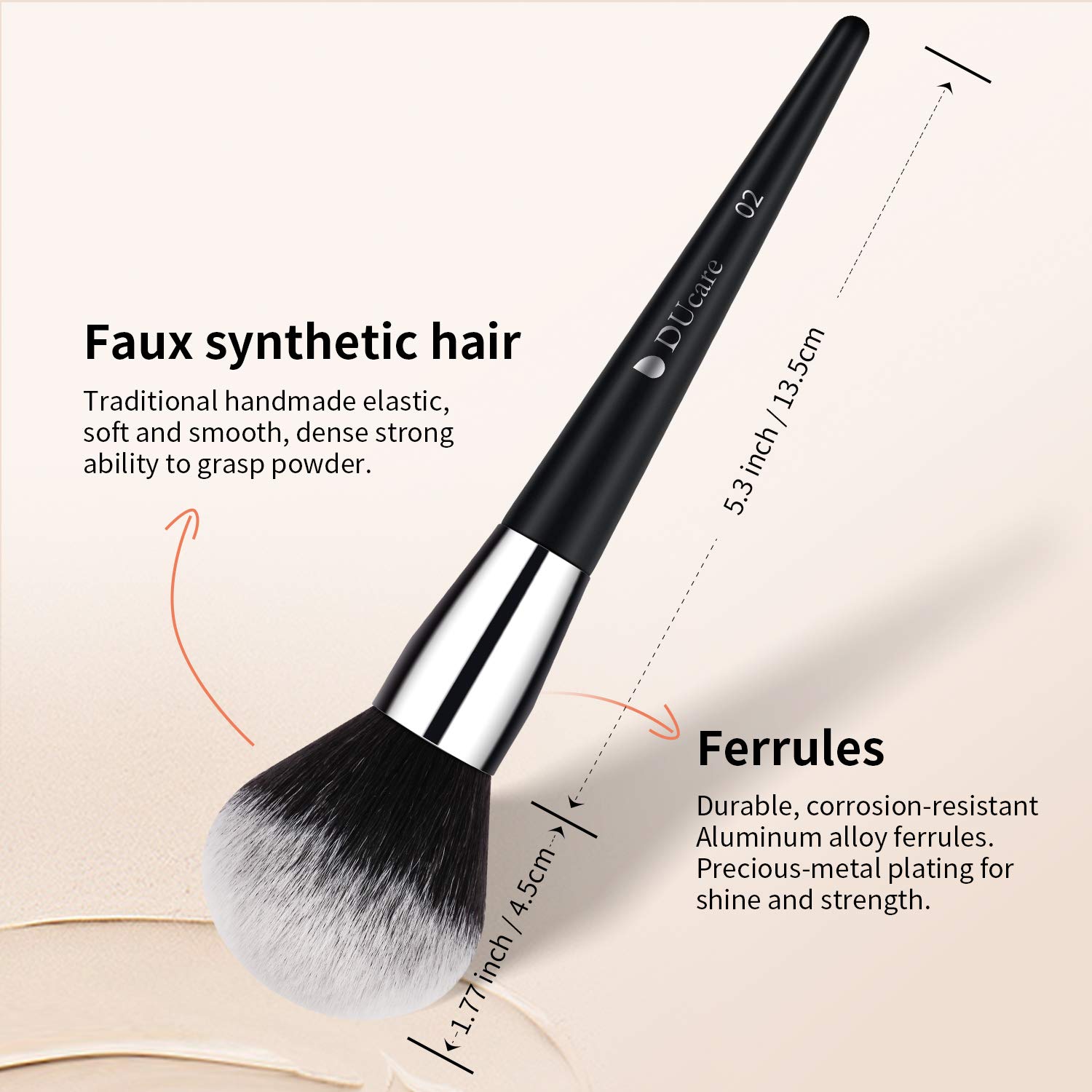DUcare Makeup Brushes Professional 32Pcs Make up Brushes Set Premium Christmas Gift Synthetic Kabuki Foundation Blending Brush Face Powder Blush Concealers Eye Shadows - Image 4