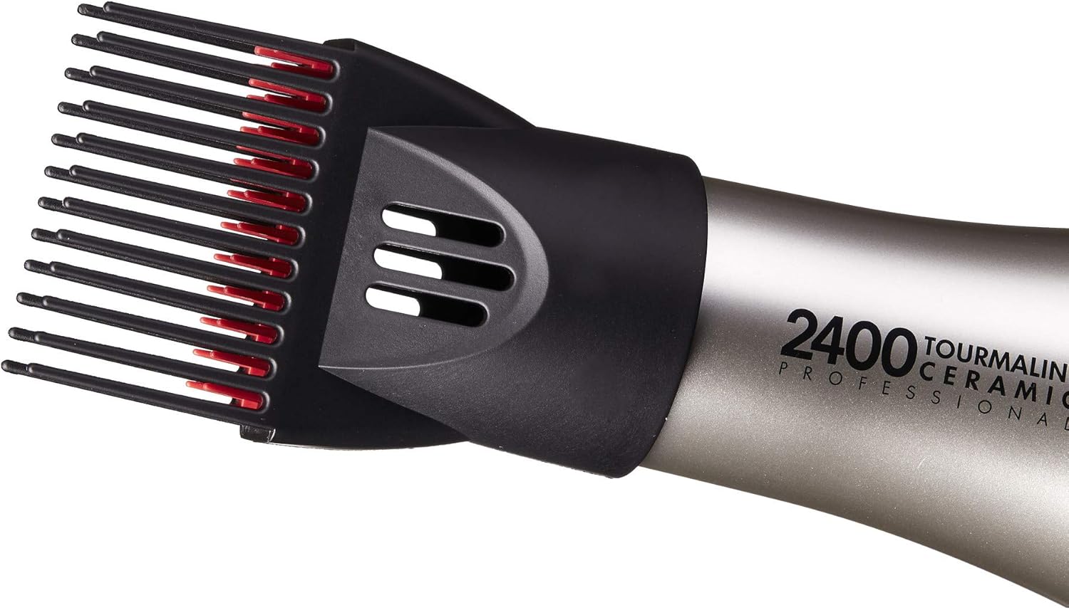 RED by Kiss Hair Dryer 2400 Tourmaline Ceramic Technology, Professional Blow Dryer, Maximum Shine, Fast Drying, Adjustable Settings, 3 Attachments, Salon Quality - Image 7