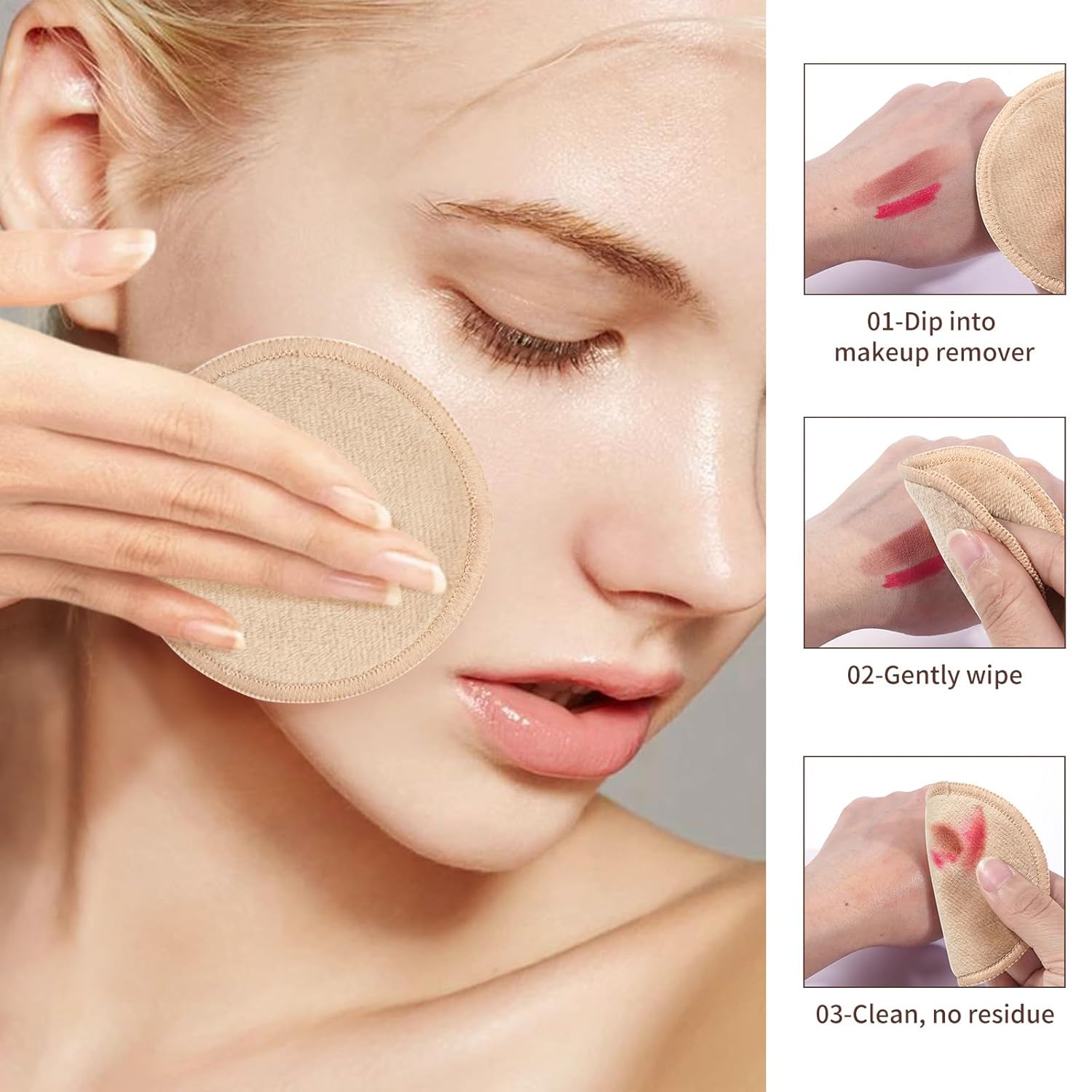 MAANGE 9 PCS Makeup Brush Set Foundation Brush Double Makeup Brushes for Blending Liquid Powder Concealer Cream Blush Buffe Contour Make up Brush Kit (Gold) - Image 5