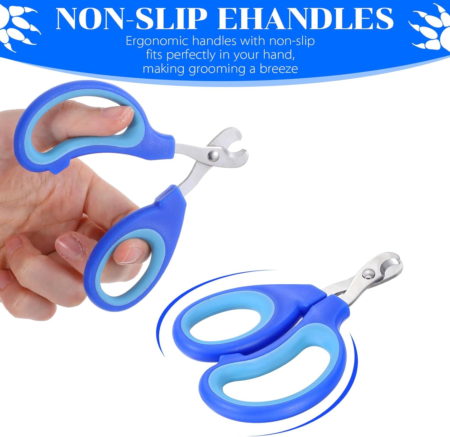 Stainless Steel Bearded Dragon Cat Nail Clippers, Pet Toe Nail Clippers Professional Grooming Supplies for Bird Small Reptiles Guinea Pig Dog Rabbit Turtle,Chameleon,Iguana - Image 6