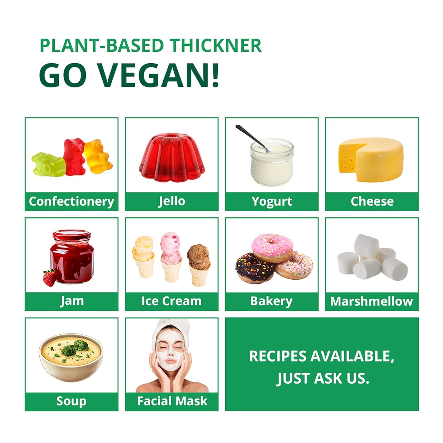 LIVING JIN Agar Agar Powder, 4 oz. Kosher, Plant-Based Gelatin Powder, Vegan Agar Agar, Vegan Jello, Sugar-Free, 100% Natural Red Algae - Image 4