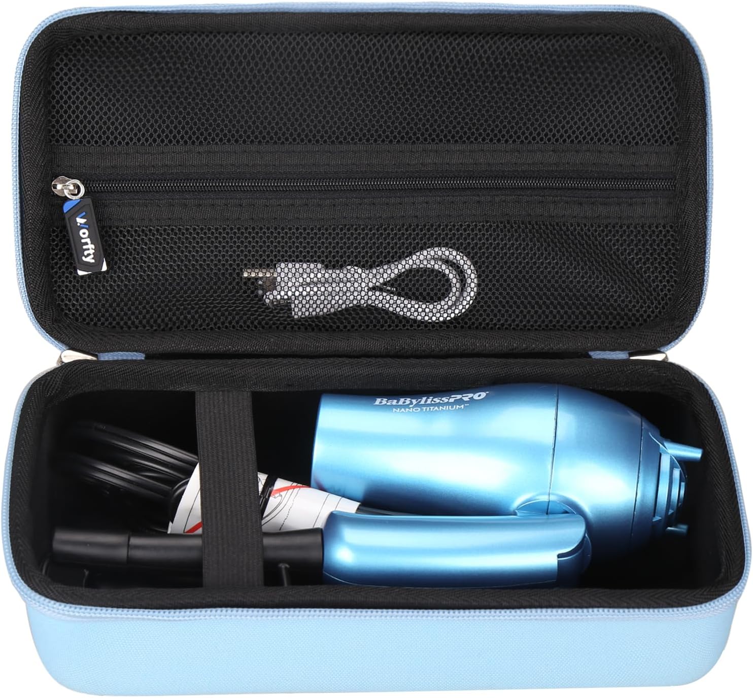 Hard Case for BaBylissPRO Nano Titanium Travel Dryer, Blue, Case Only - Image 6