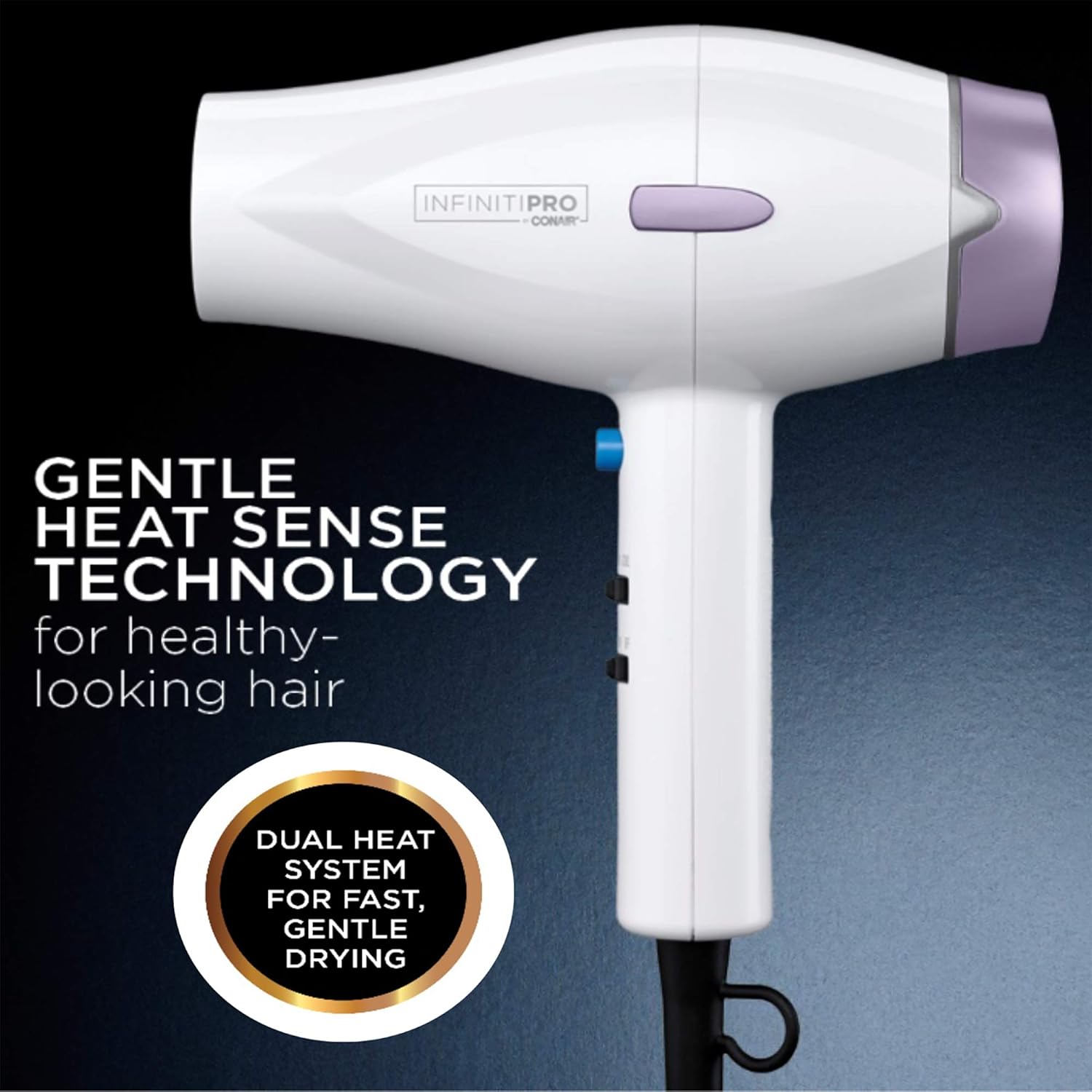 INFINITIPRO BY CONAIR 1875 Watt Advanced Ceramic Hair Dryer with Heat-Sense Technology - Image 2