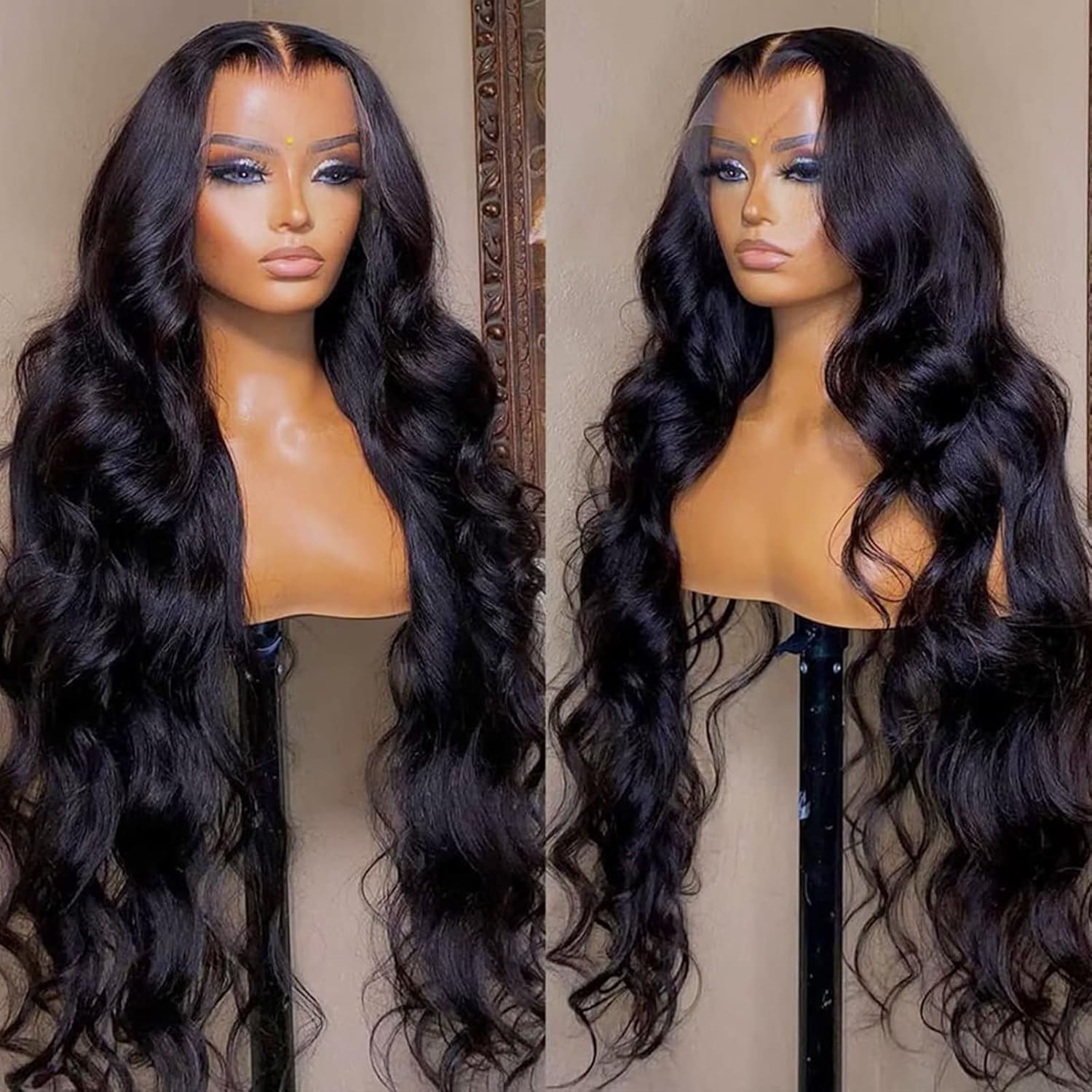 Lemoda 210% Density 13x6 Full Lace Frontal Virgin Human Hair Wigs 15A Body Wave 13x6 HD Transparent Lace Front Wigs Brazilian Pre Plucked With Baby Hair 20Inch - Image 2