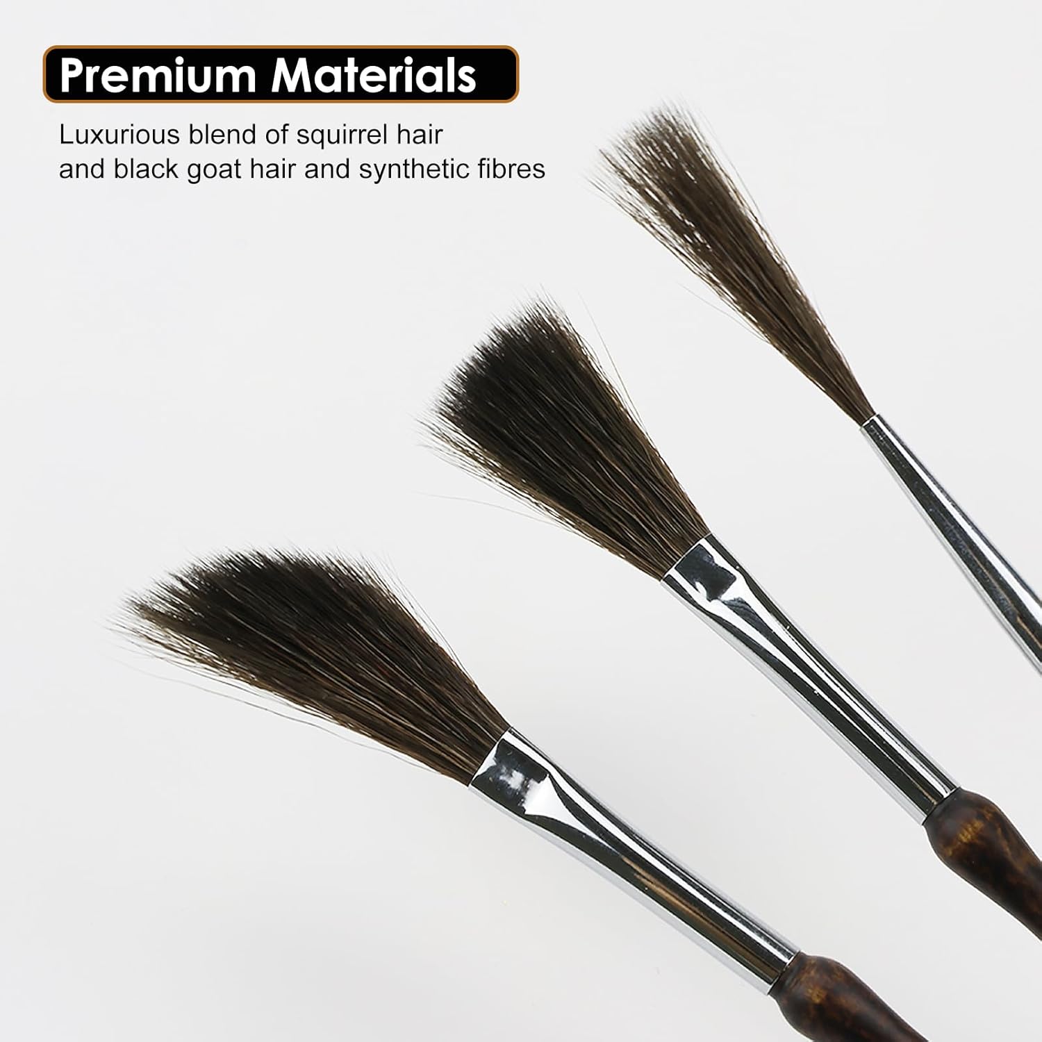 Pinstriping Brush Kit,3 pcs Professional Striping Brushes Long Liner Script Sword Scroll Rigger Brushes - Image 4