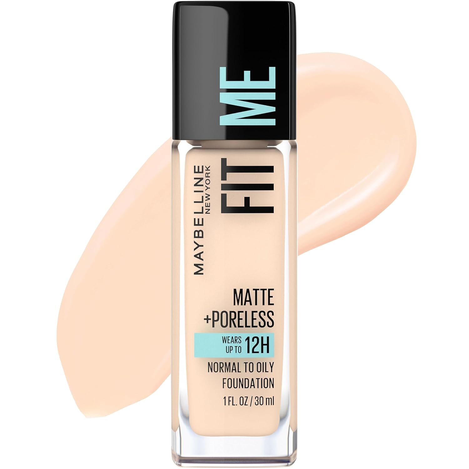 Maybelline Instant Age Rewind Dark Circles Concealer with Fit Me Matte + Poreless Liquid Foundation, Fair Ivory - Image 5