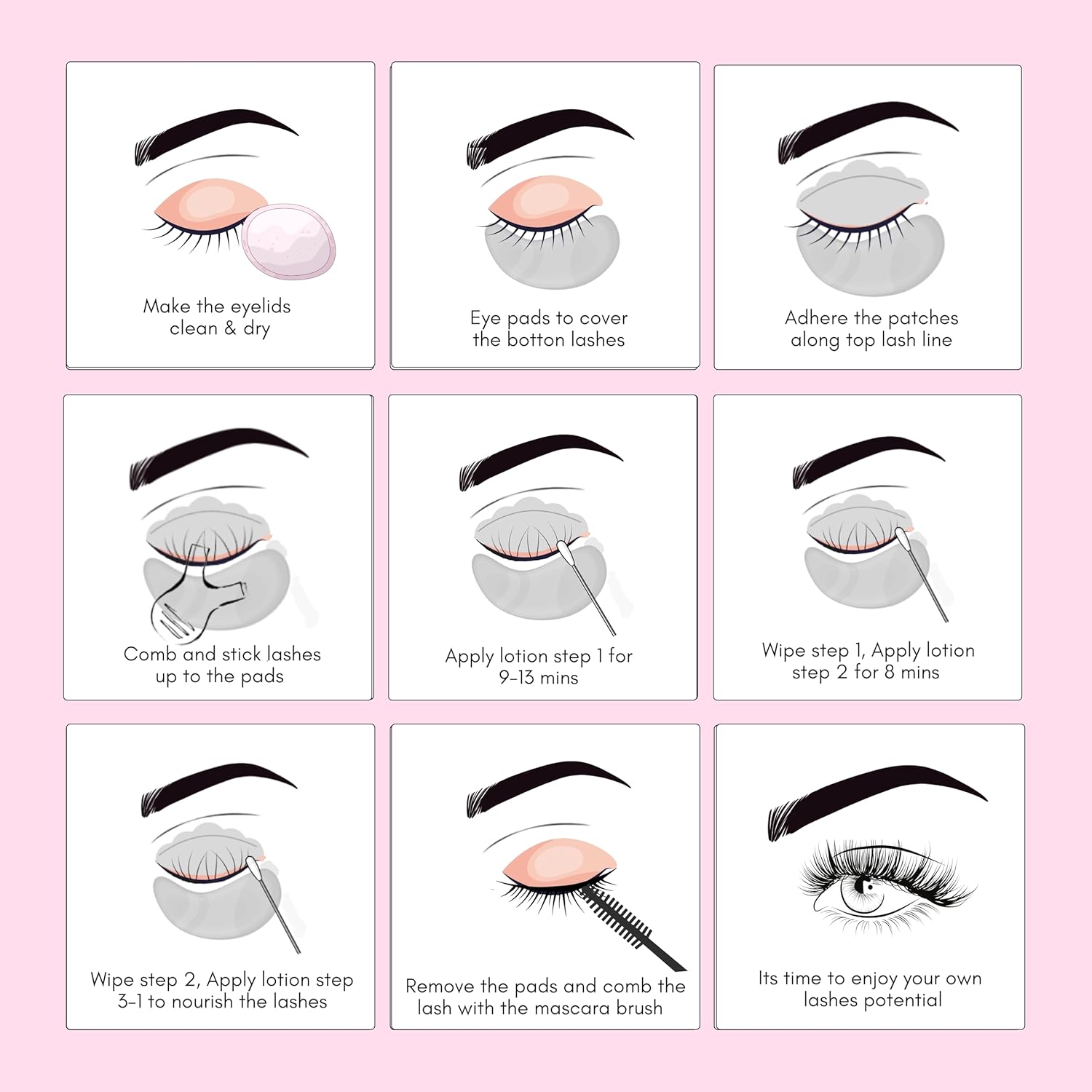Korean Lash Lift Kit - Eye Brow Lamination Kit Eyelash Perm Kit Eyelash Lift Kit Lash Perm Eyebrow Lamination - Image 8