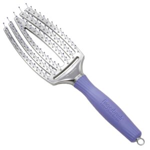 Olivia Garden Finger Brush Scalp-Hugging & Vented Paddle Hair Brush FB