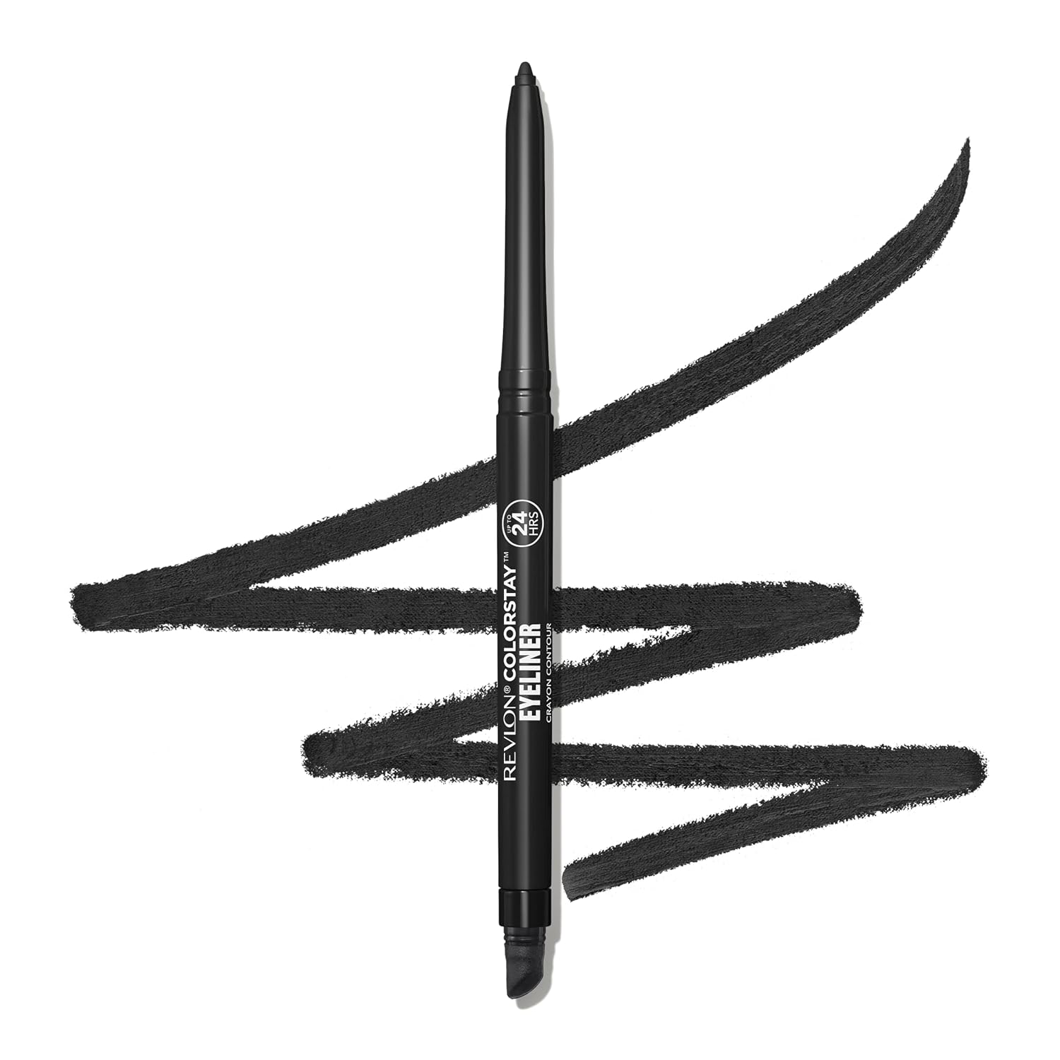 Revlon ColorStay Pencil Eyeliner with Built-in Sharpener, Waterproof, Smudgeproof, Longwearing Eye Makeup with Ultra-Fine Tip, 201 Black, 0.01 oz - Image 10