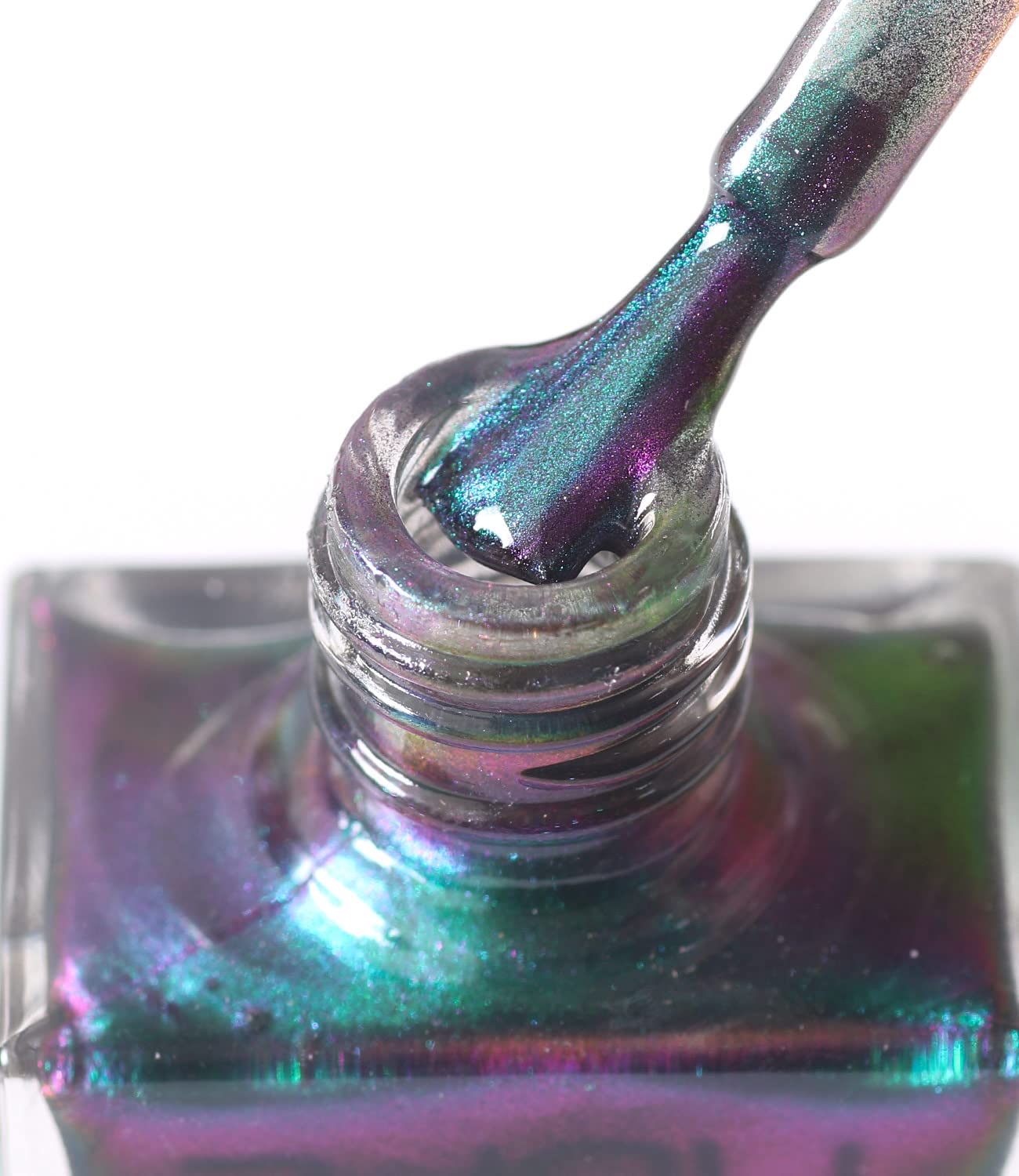 Major Dijit Chameleon Nail Polish Holographic Glitter Quick Dry Nail Polish Shimmer Iridescent Chrome Nail Art Varnish (02) - Image 7