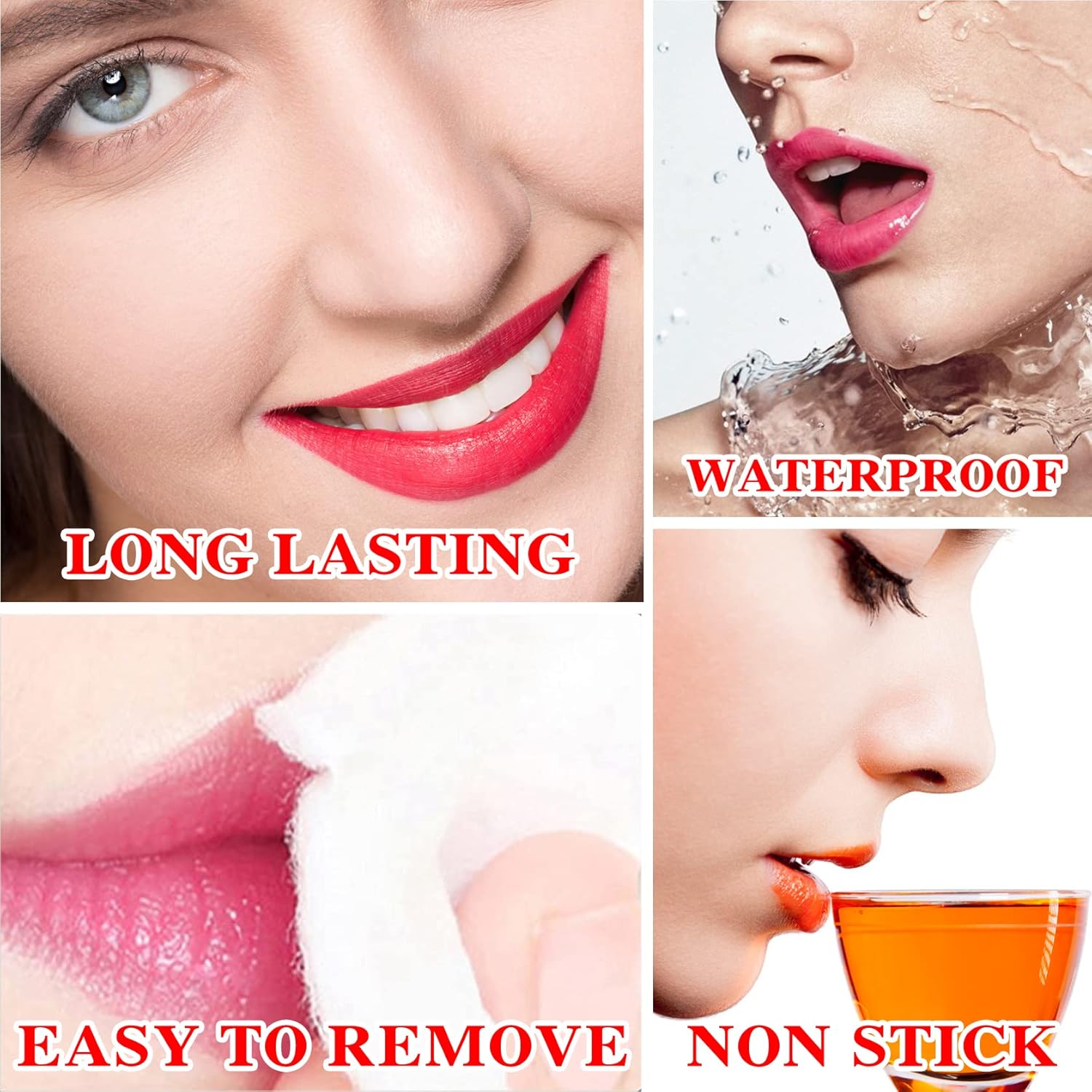 3 Pack Aloe Vera Lipstick,Magic Temperature Color Changing Lipstick Lip Gloss,Long Lasting Nutritious Moisturizing Lip Balm,Waterproof Matte Lip Stick Set Makeup - Image 6