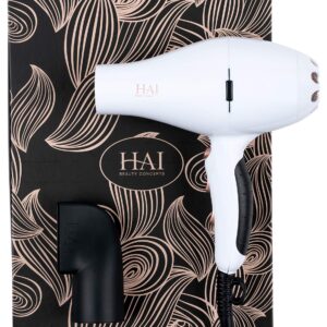 Air Lux Hair Dryer with Styleflow Nozzle by HAI - Professional Lightweight Ergonomic Blow Dryer with Patented Styleflow Nozzle for Styling Comfort