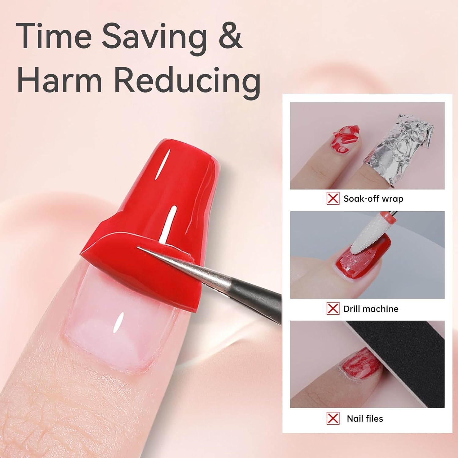 Born Pretty Peel Off Base Gel, Peelable Base Gel Coat for Gel Polish, Peelable Clear Foundation for Use with U V LED Nail Lamp, Nail Practice U V Nail Lamp Required Perfect for Beginners 15ML - Image 4