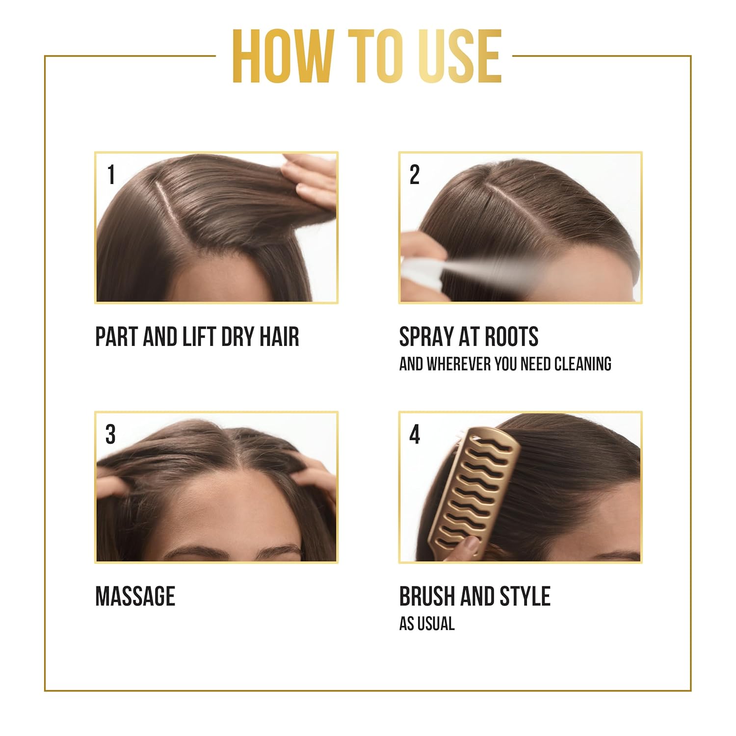 Pantene Pro-V Refresh Dry Shampoo Spray, Volumizing and Cleansing with Vitamin B5, for Fine, Thin and Color Treated Hair, 4.2 oz - Image 5