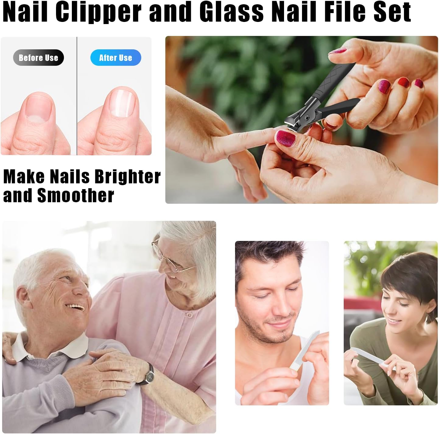 Professional Ultra Sharp Nail Clippers for Thick Finger & Toenails - Long Handle, Suitable for Men, Women & Seniors - Image 6